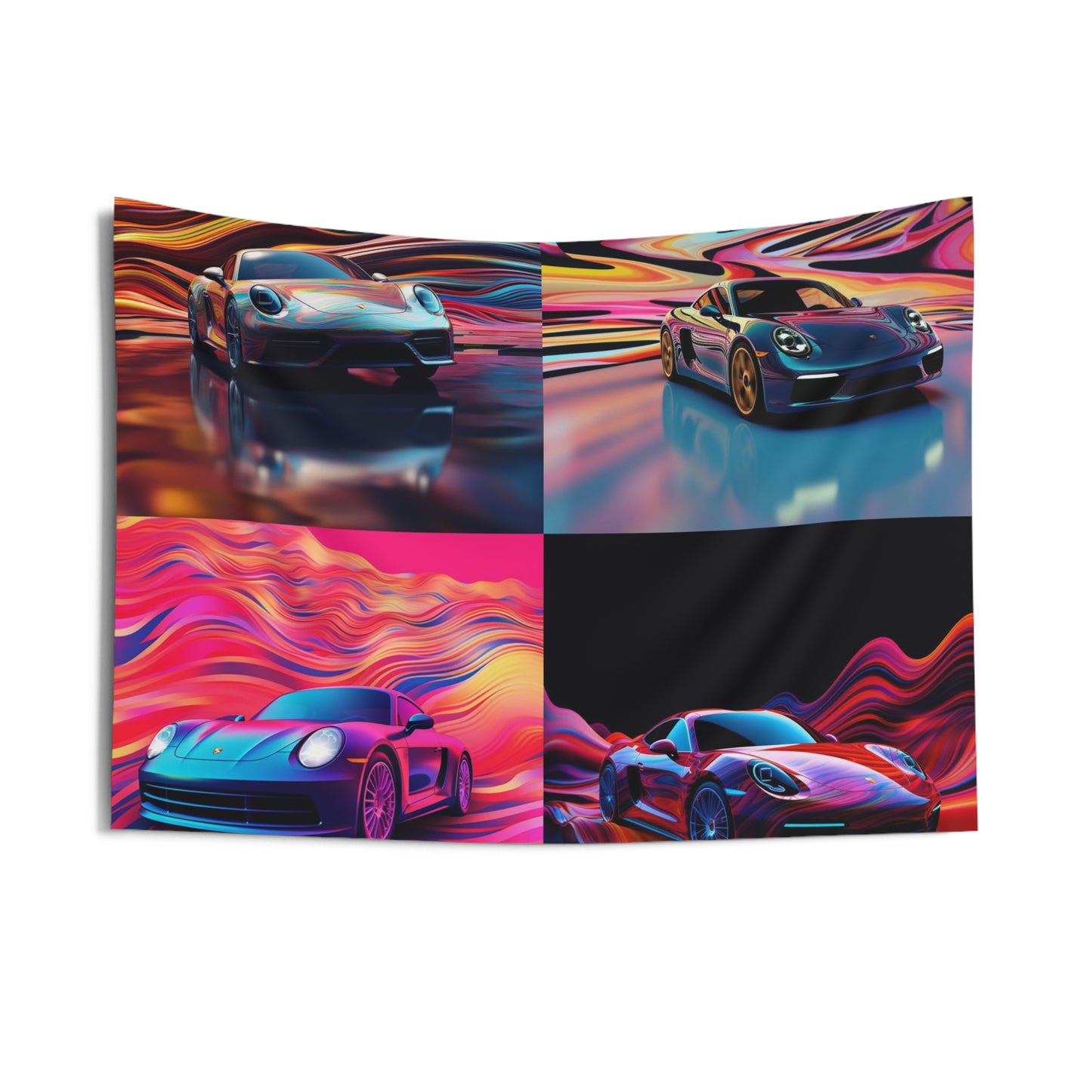 Indoor Wall Tapestries Porsche Water Fusion 5