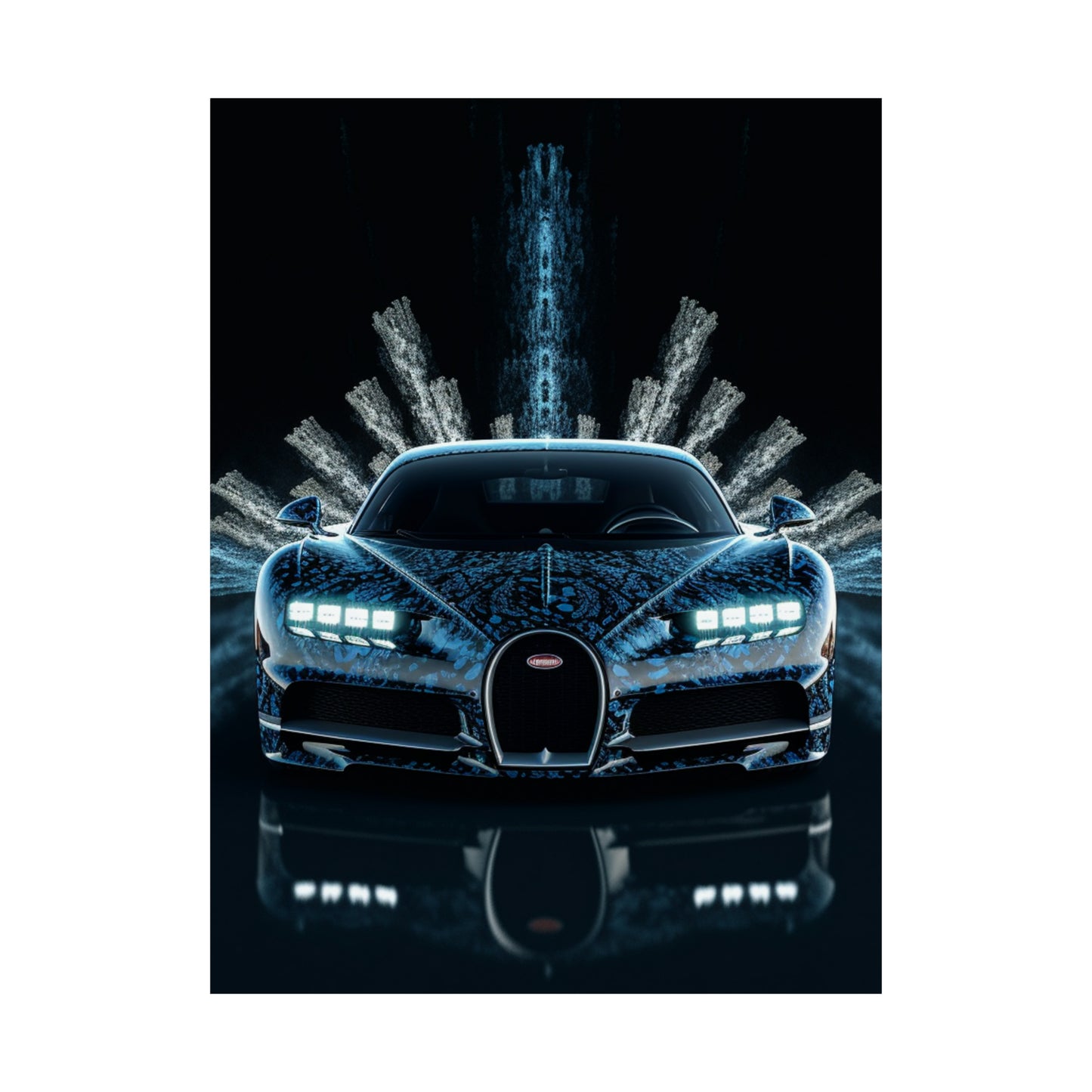 Premium Matte Vertical Posters Hyper Bugatti 2