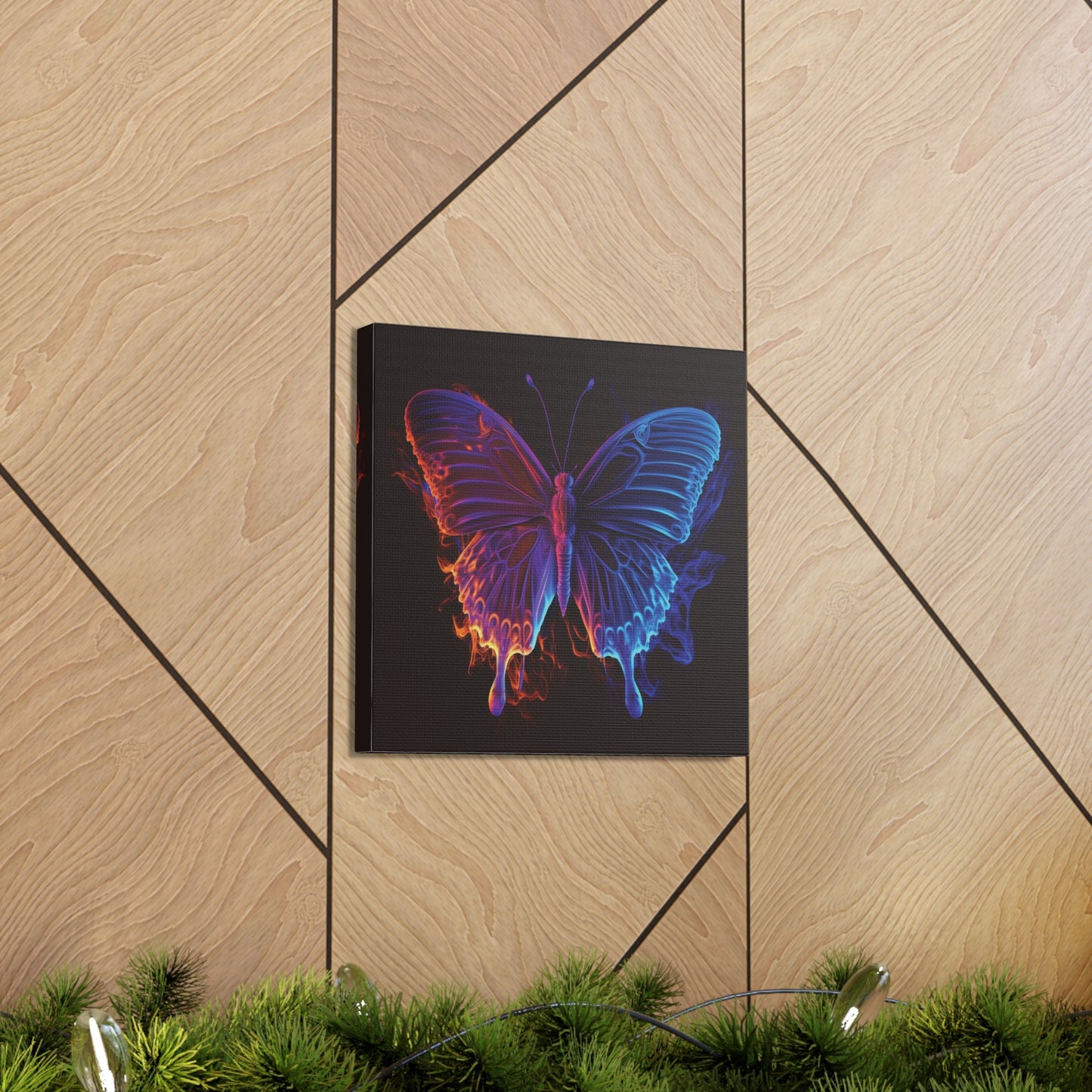 Canvas Gallery Wraps Thermal Butterfly 1