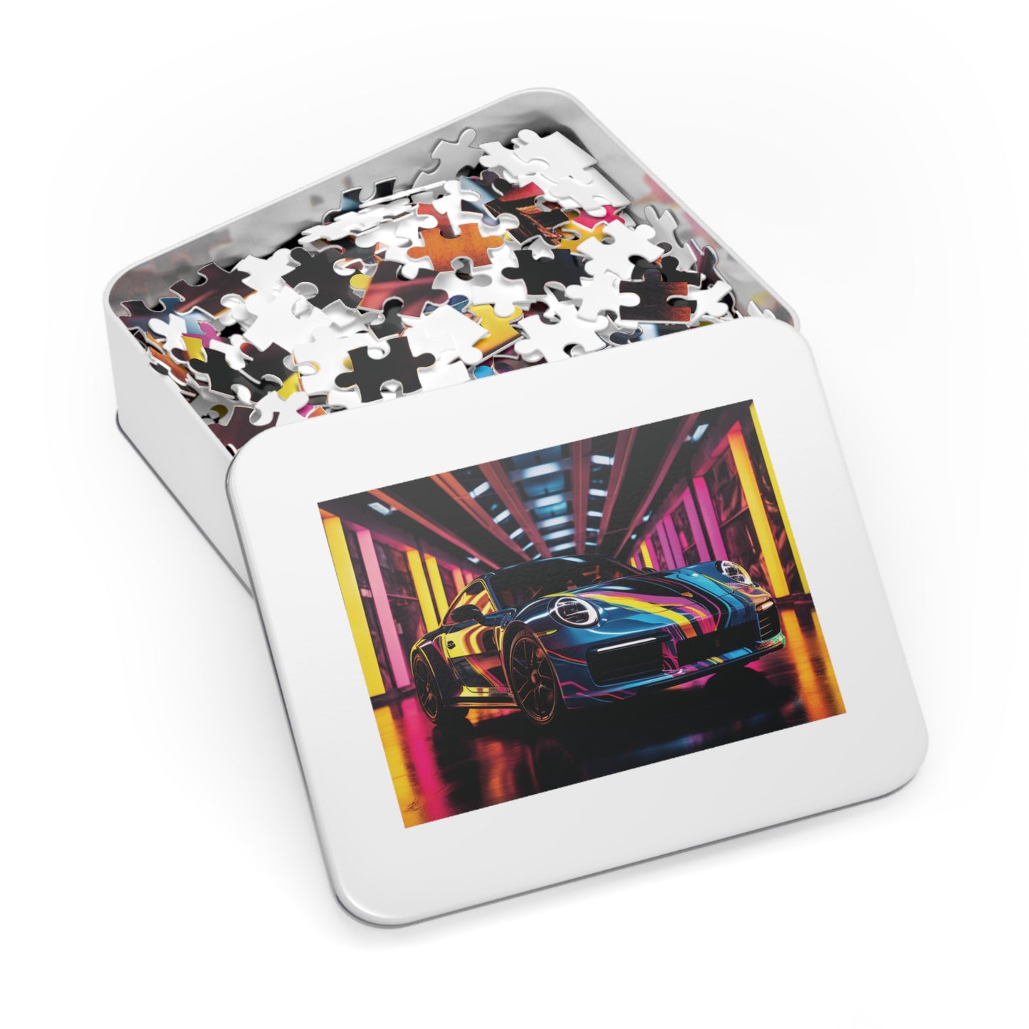 Jigsaw Puzzle (30, 110, 252, 500,1000-Piece) Macro Porsche 1