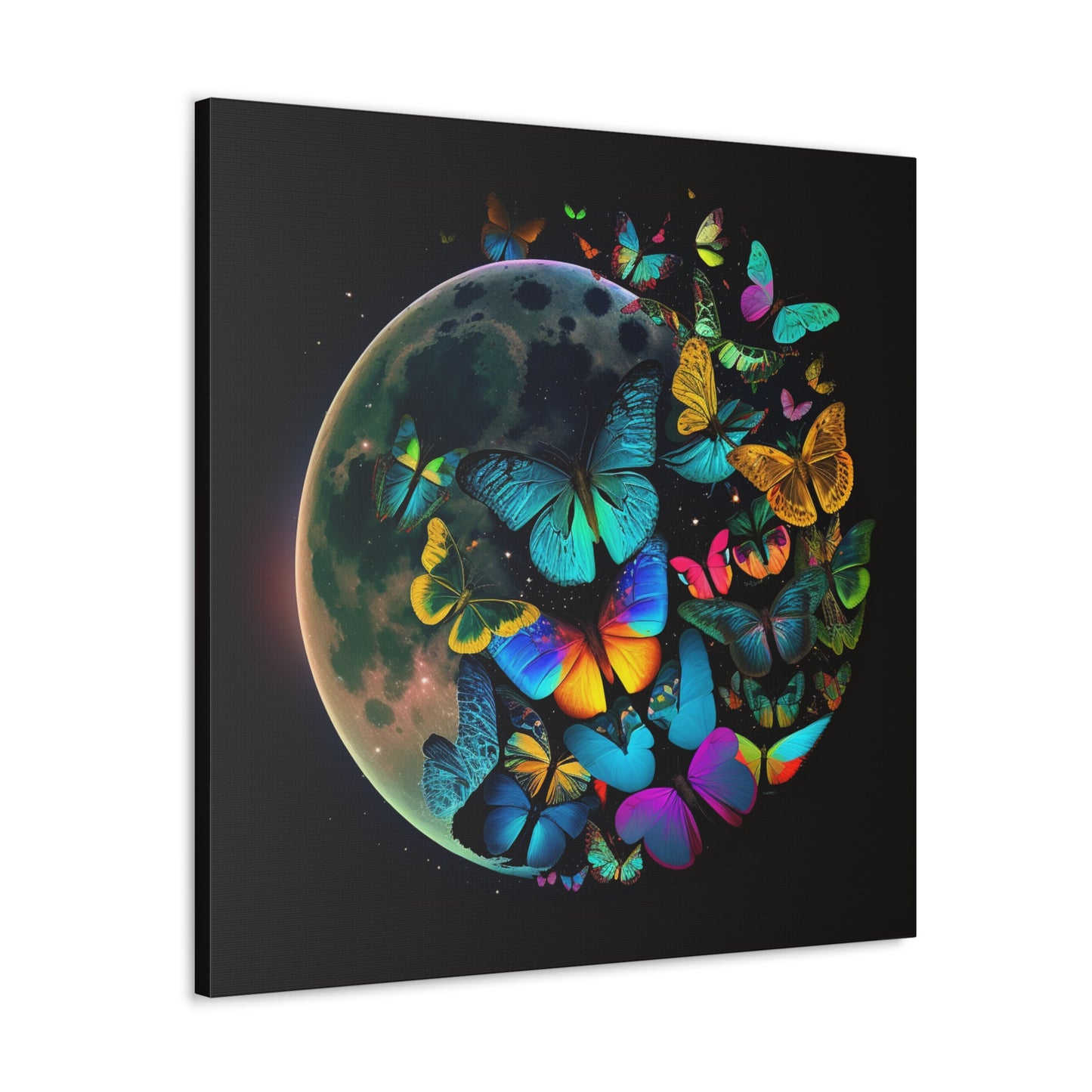 Canvas Gallery Wraps Moon Butterfly 2