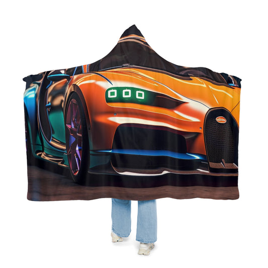 Snuggle Hooded Blanket Hyper Bugatti Neon Chiron 1