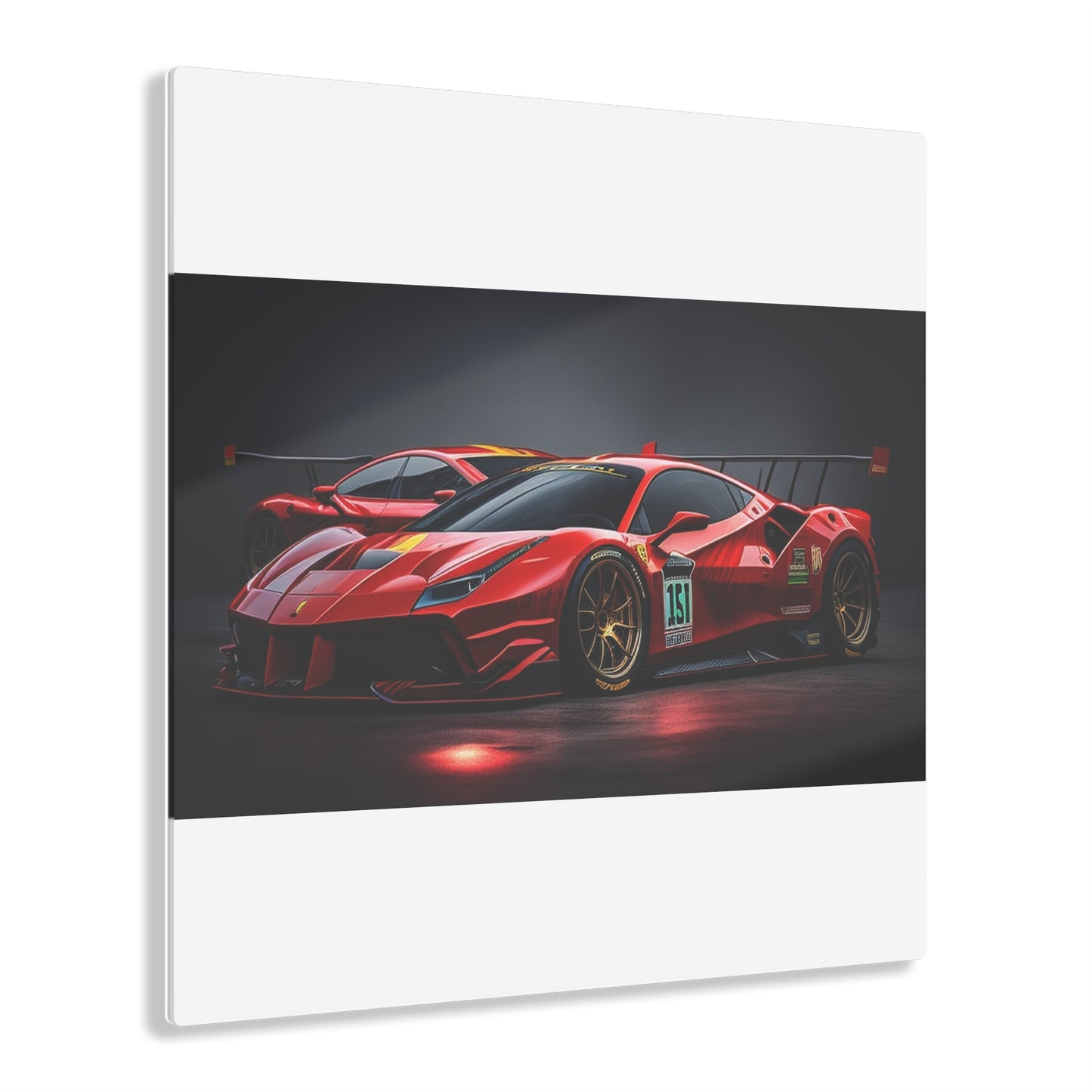 Acrylic Prints Ferrari Red 2