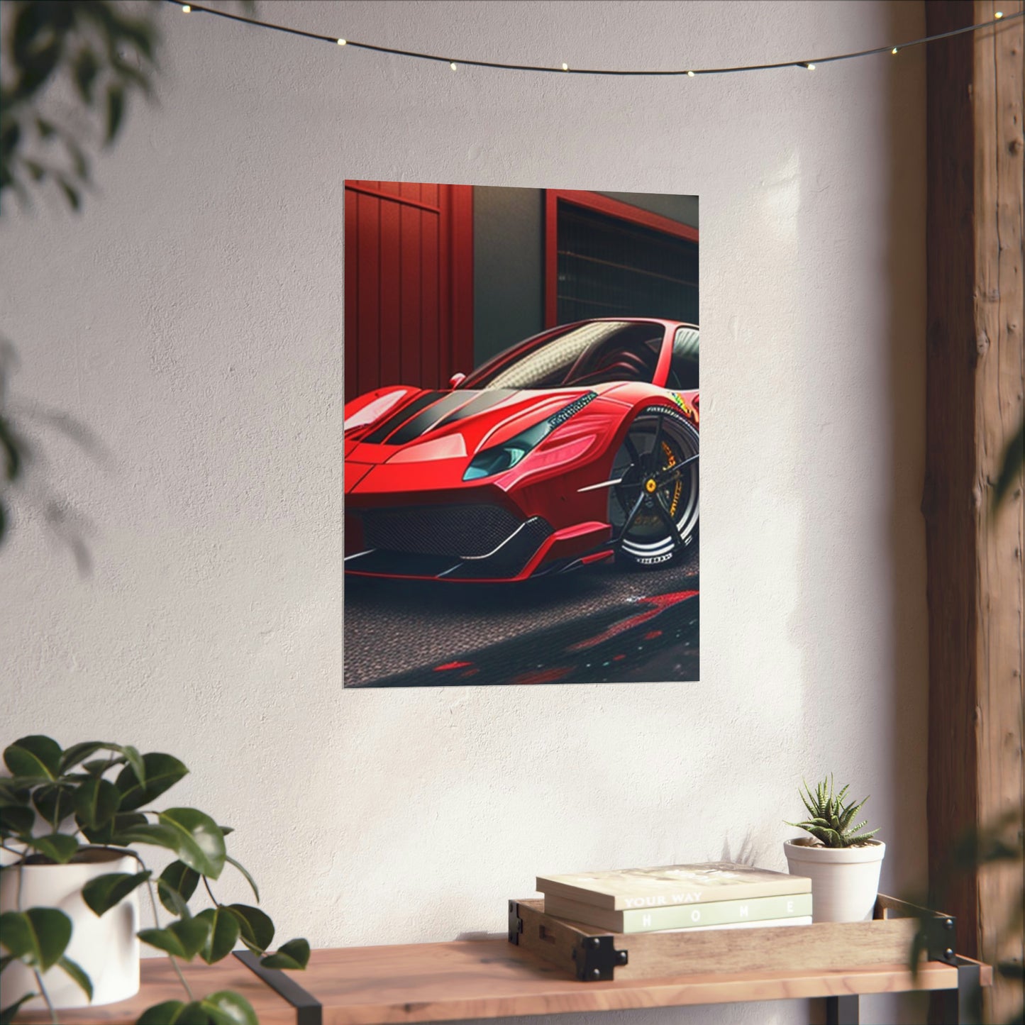 Premium Matte Vertical Posters Ferrari Hyper 1