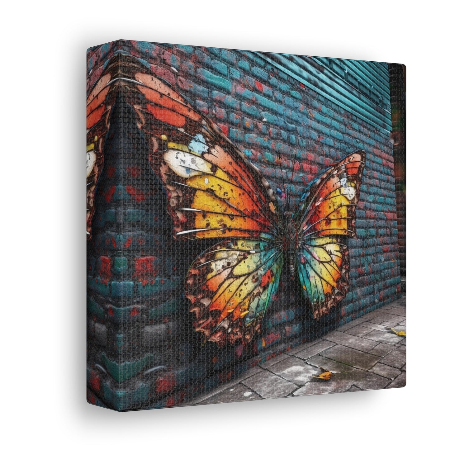 Canvas Gallery Wraps Liquid Street Butterfly 2