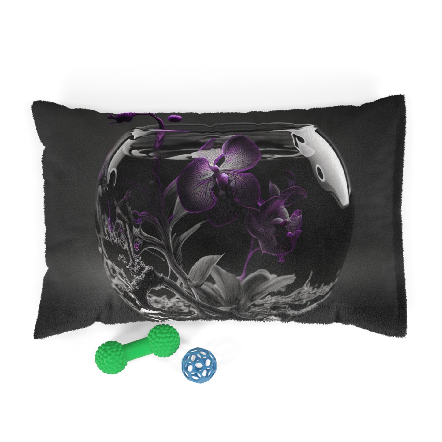 Pet Bed Purple Orchid Glass vase 3