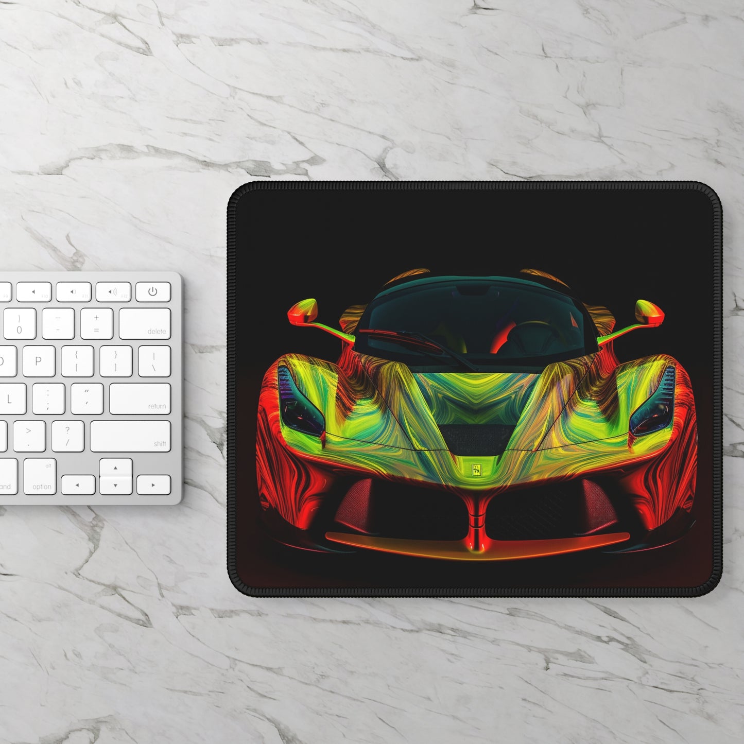 Gaming Mouse Pad  Ferrari Neon 1