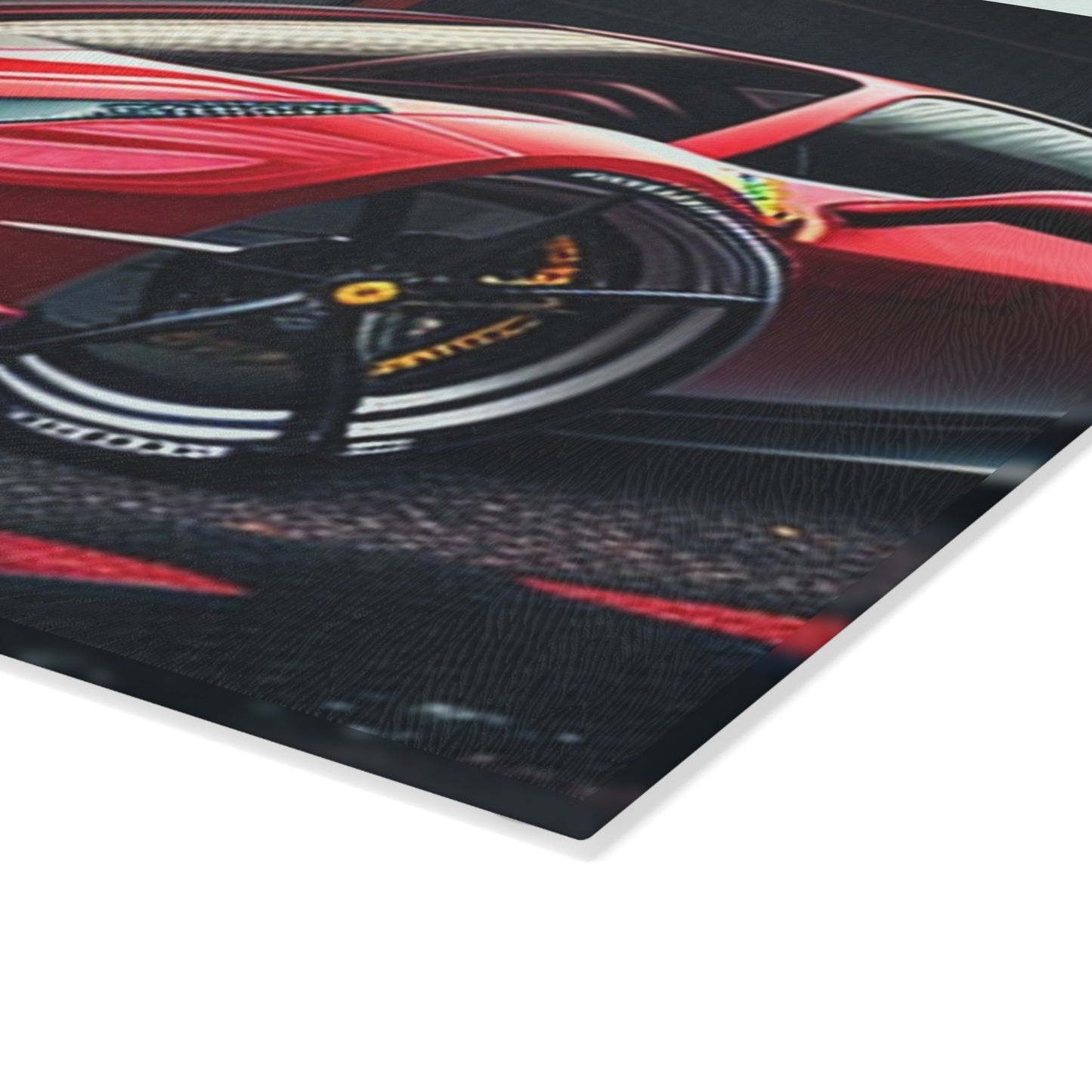 Glass Cutting Board Ferrari Hyper 1