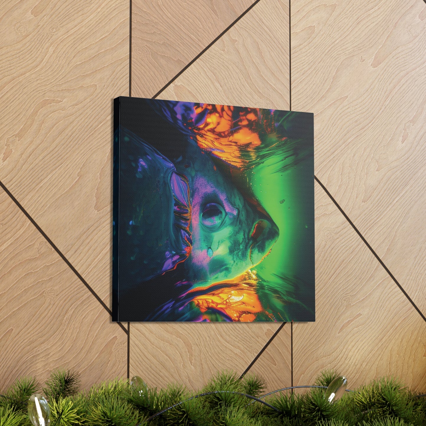 Canvas Gallery Wraps Florescent Glow 1