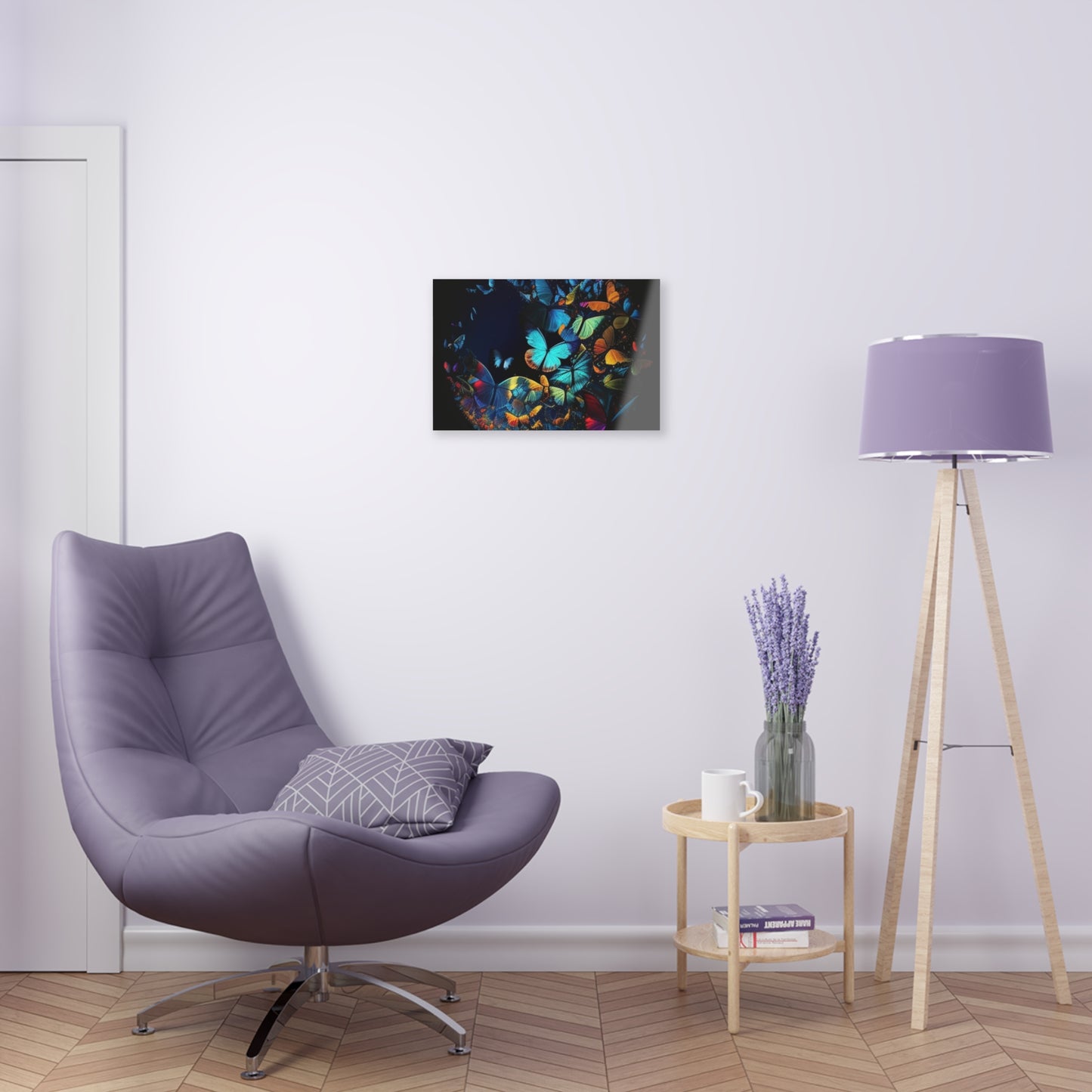 Acrylic Prints Moon Butterfly 1