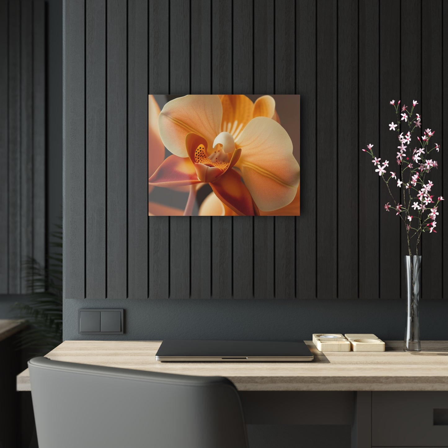 Acrylic Prints Orange Orchid 3