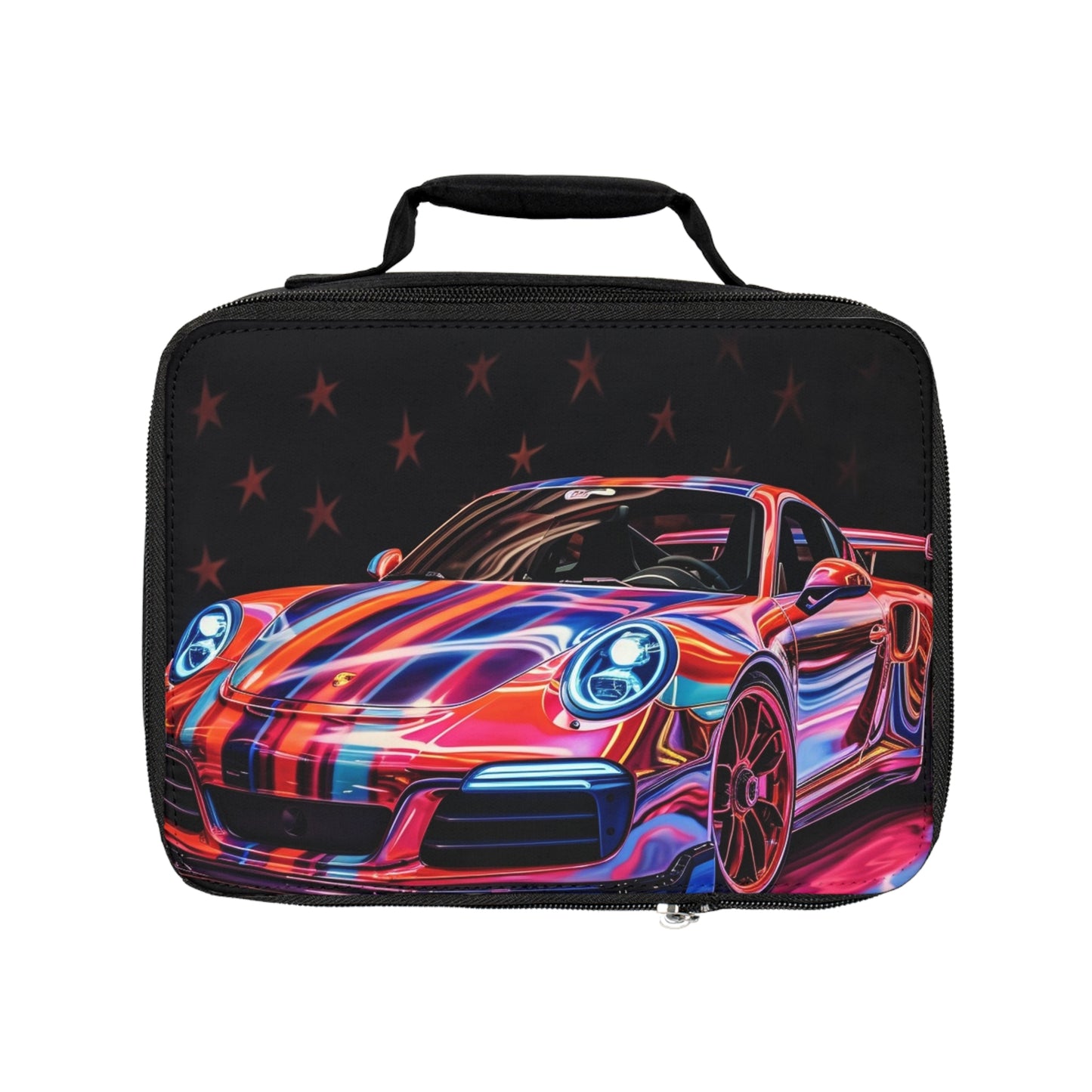 Lunch Bag American Flag Colored Porsche 1