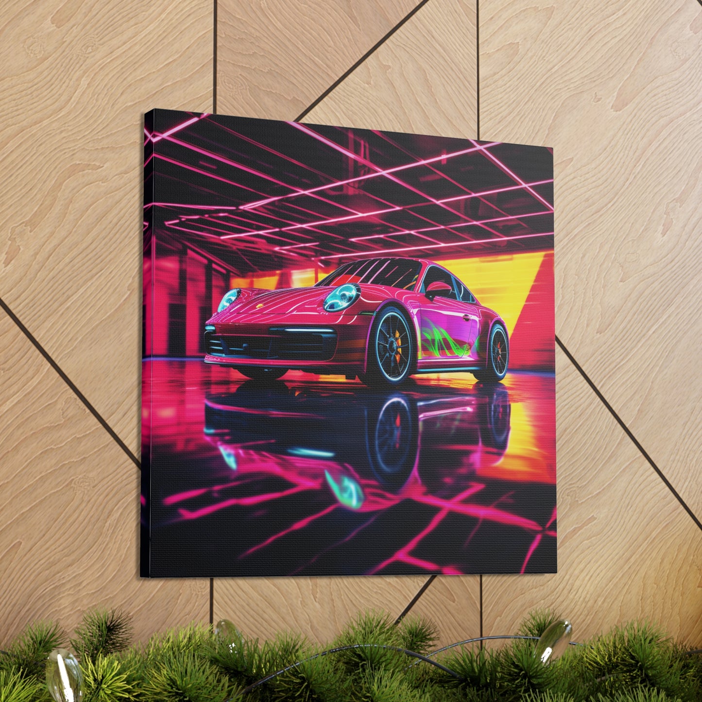 Canvas Gallery Wraps Macro Porsche 3