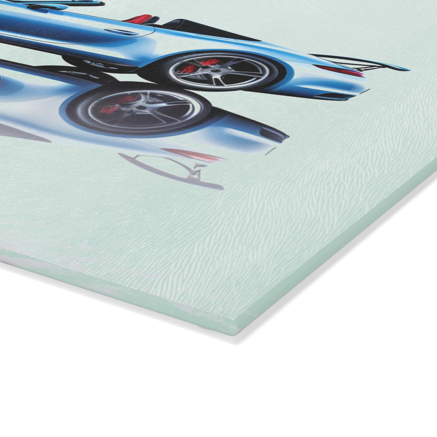 Glass Cutting Board 911 Speedster on water 4