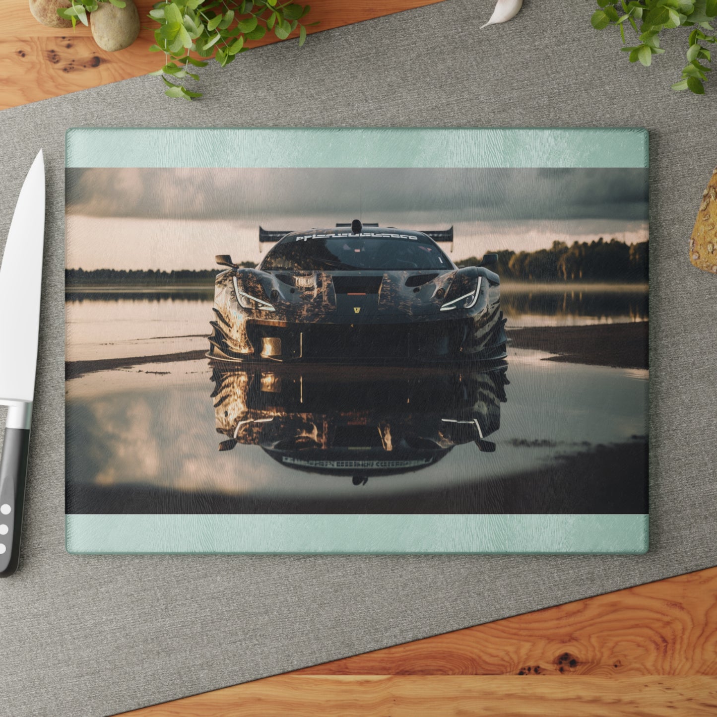 Glass Cutting Board Ferrari Lake 3