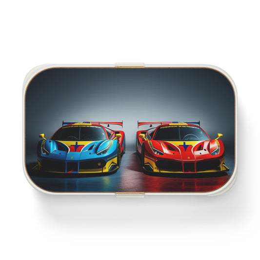 Bento Lunch Box Ferrari Red Blue 2