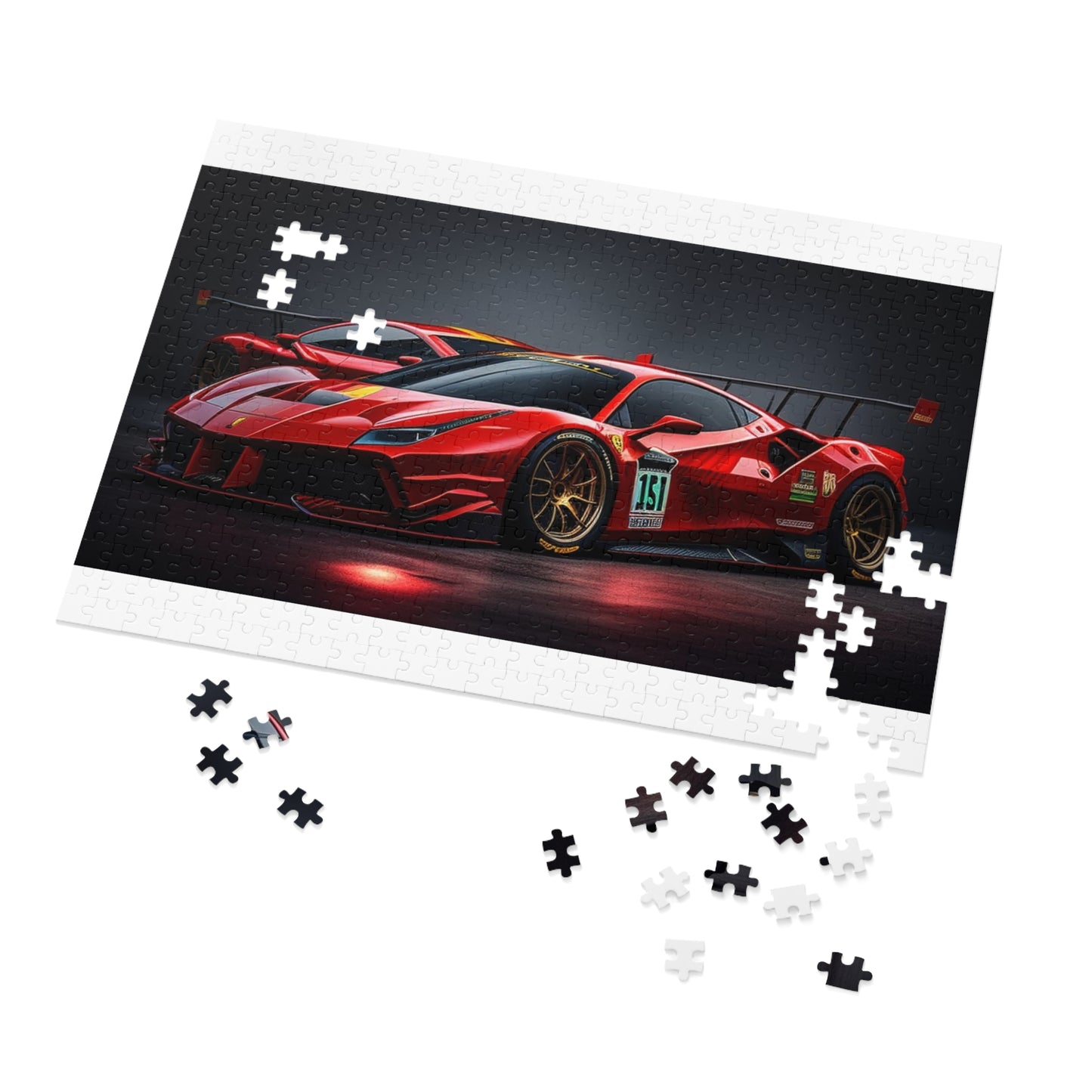 Jigsaw Puzzle (30, 110, 252, 500,1000-Piece) Ferrari Red 2