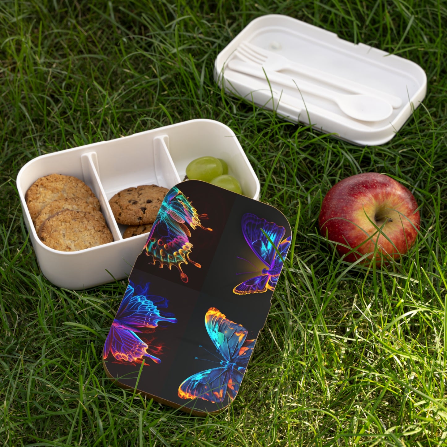 Bento Lunch Box Thermal Butterfly 5