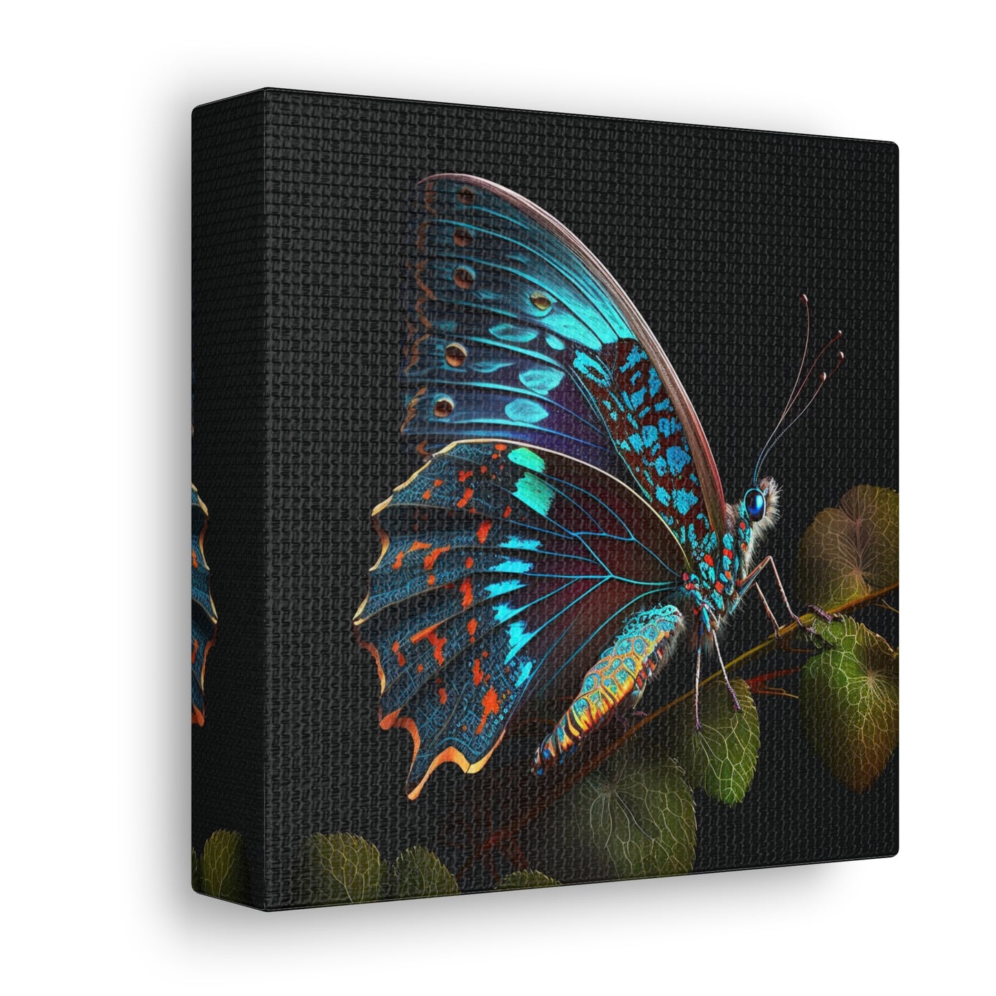 Canvas Gallery Wraps Hue Neon Butterfly 2