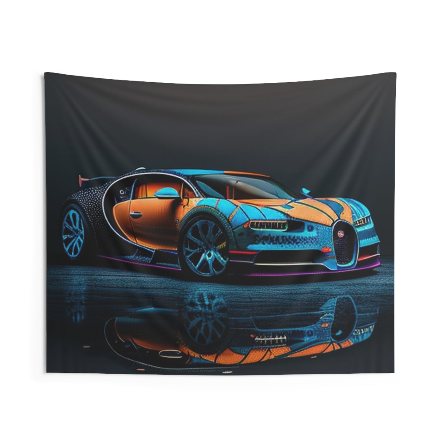 Indoor Wall Tapestries Bugatti Blue 1