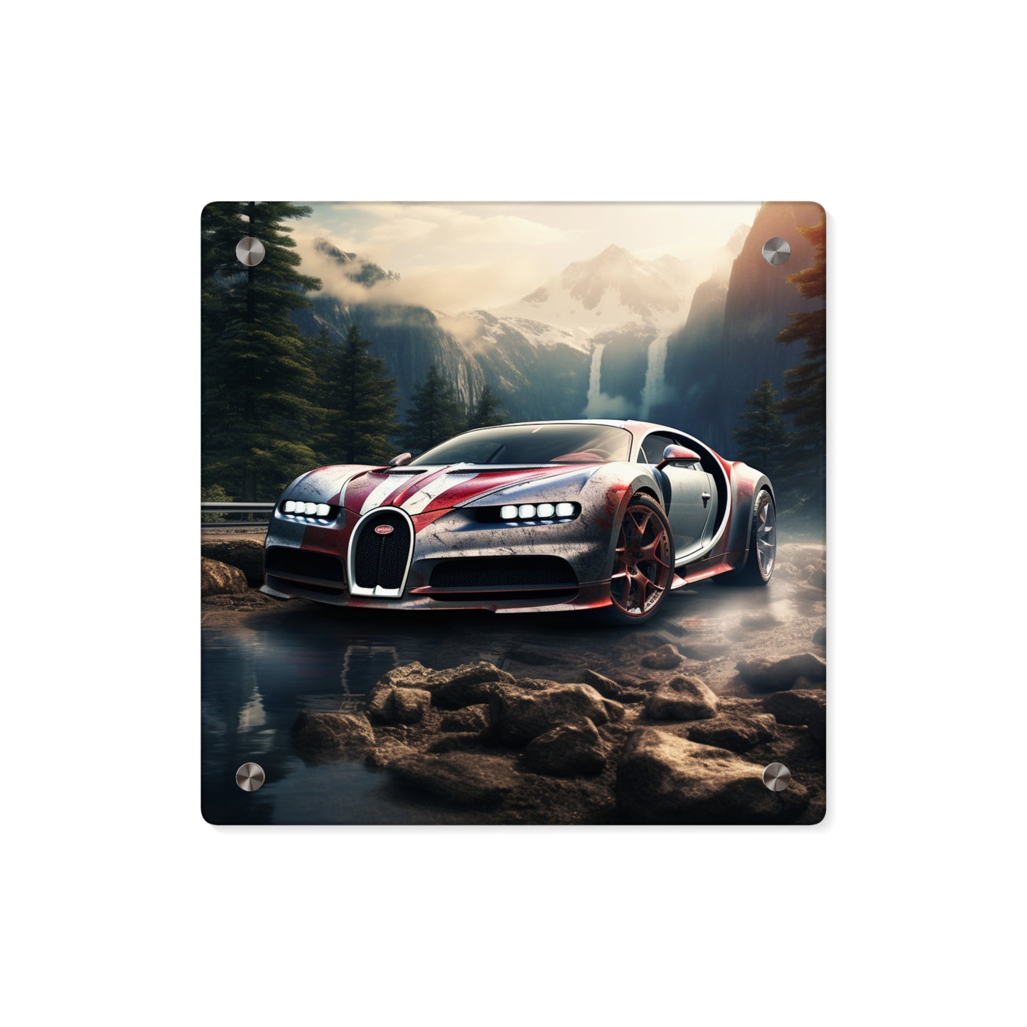 Acrylic Wall Art Panels Bugatti Waterfall 4