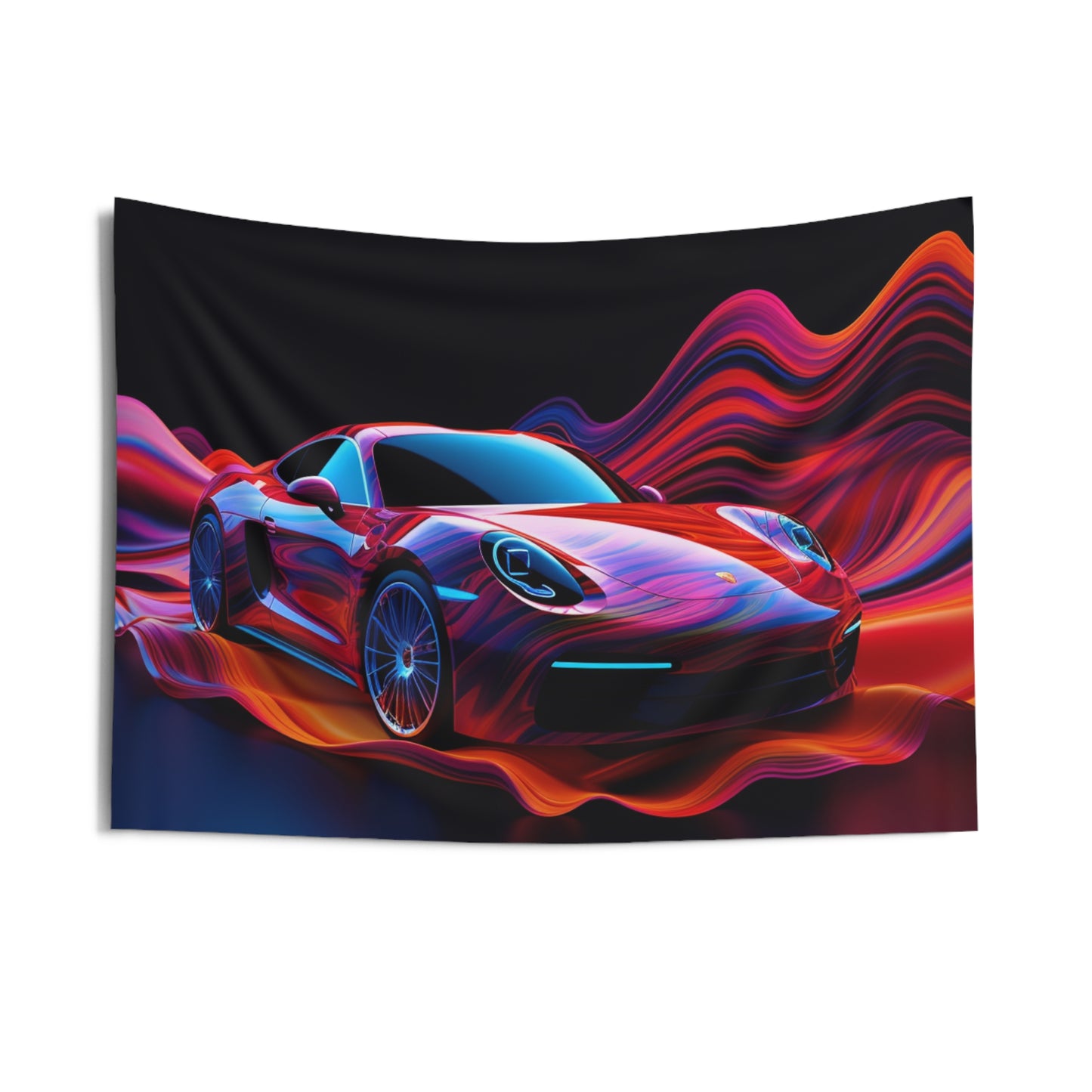 Indoor Wall Tapestries Porsche Water Fusion 4