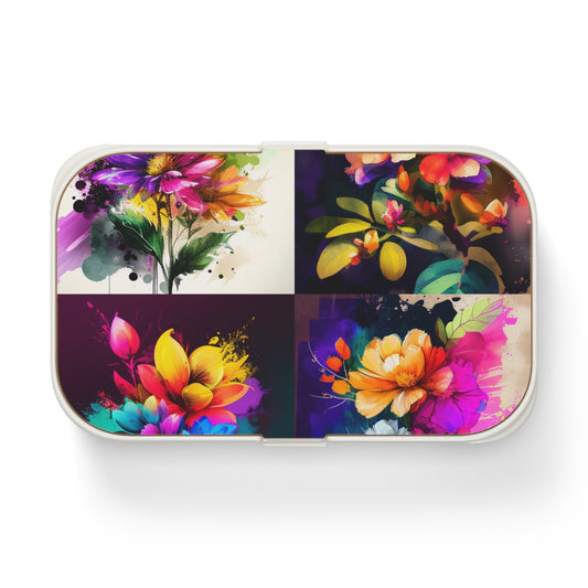 Bento Lunch Box Bright Spring Flowers 5