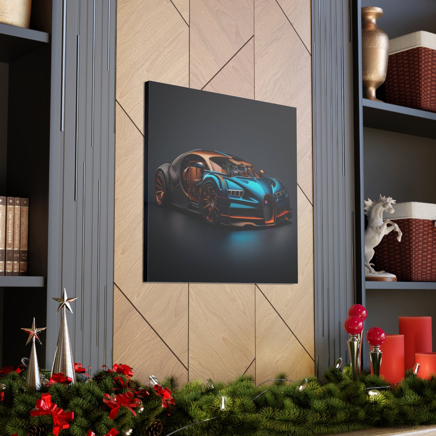 Canvas Gallery Wraps Bugatti Blue 4
