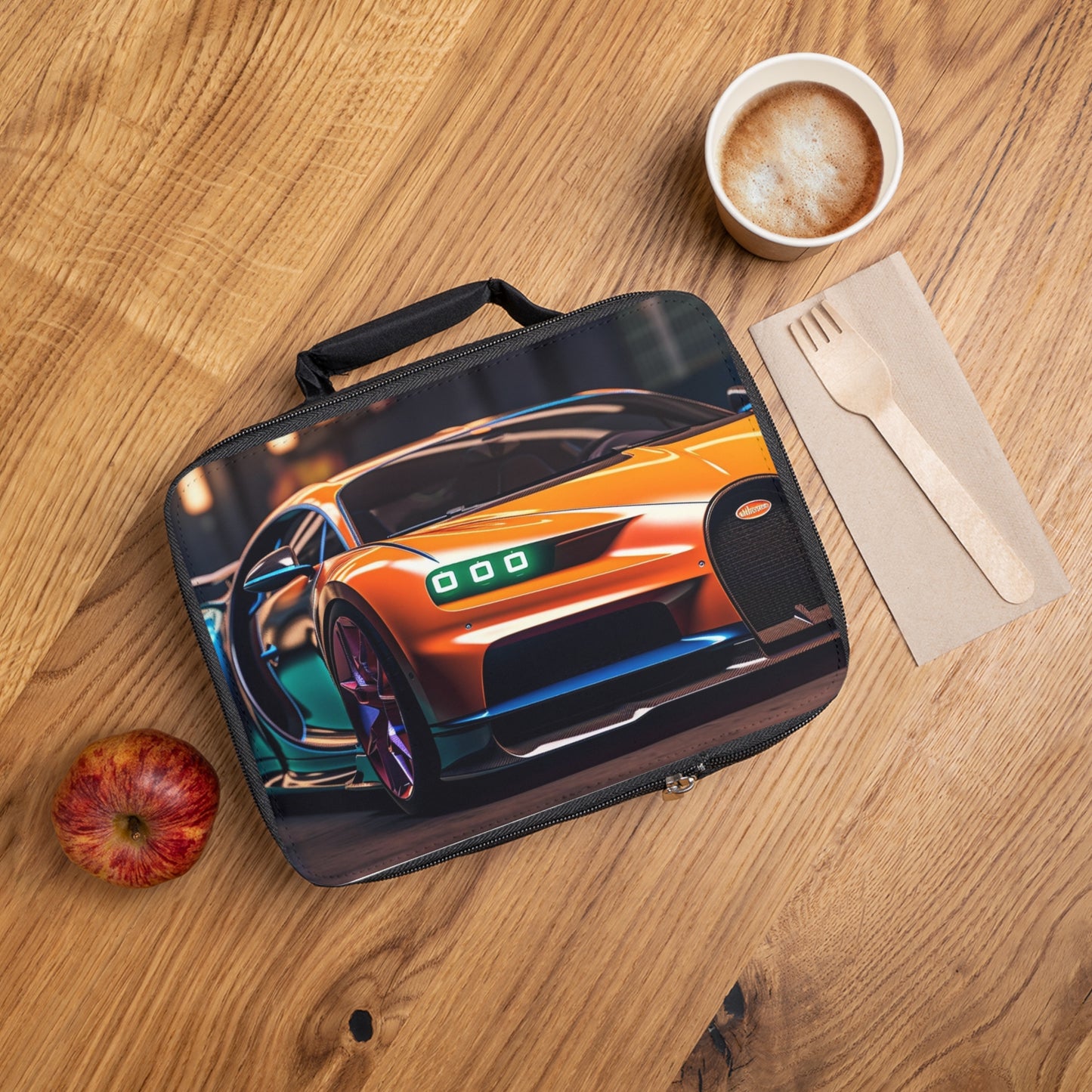 Lunch Bag Hyper Bugatti Neon Chiron 1