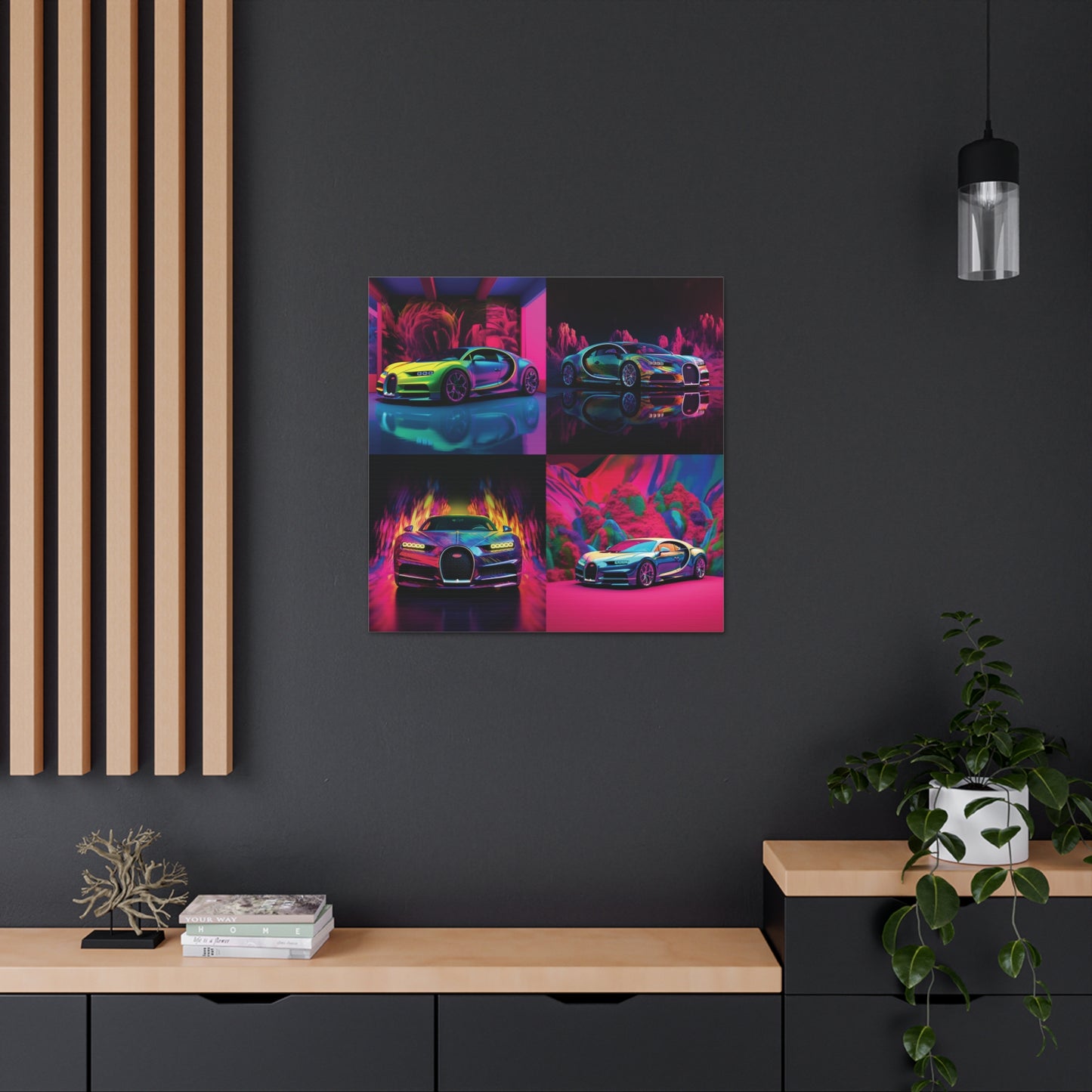 Canvas Gallery Wraps Florescent Bugatti Flair 5