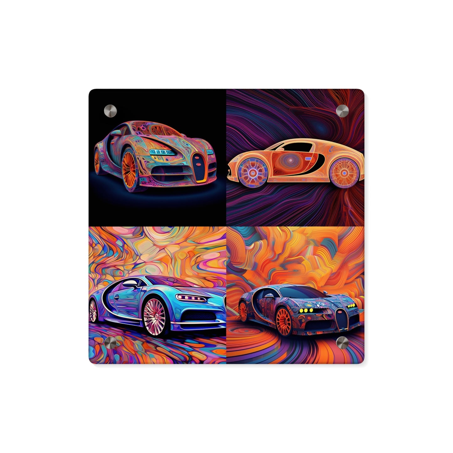 Acrylic Wall Art Panels Bugatti Abstract Concept 5