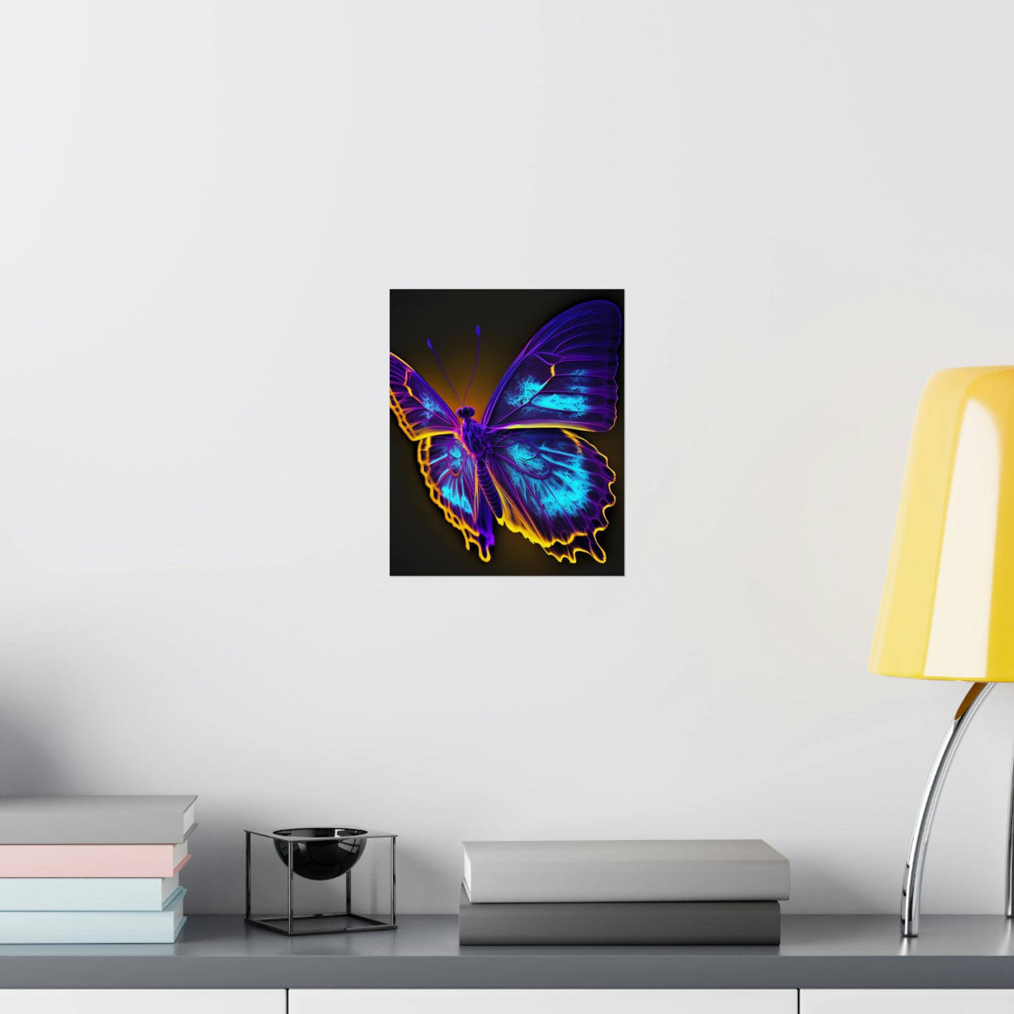 Premium Matte Vertical Posters Thermal Butterfly 4