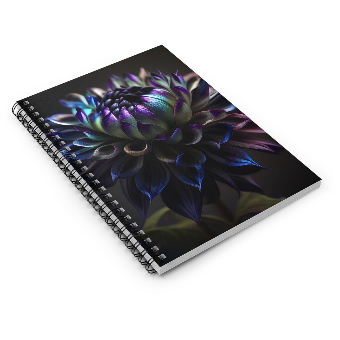 Spiral Notebook - Ruled Line Dahlia Purple 4