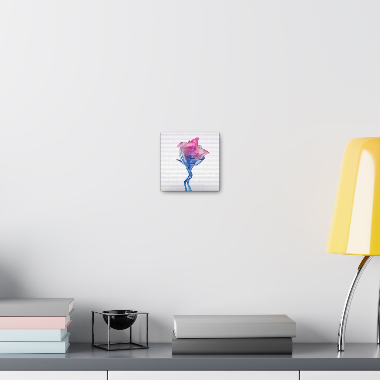 Canvas Gallery Wraps Pink & Blue Tulip Rose 4