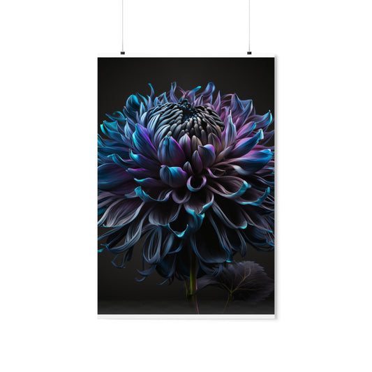 Premium Matte Vertical Posters Dahlia Purple 3