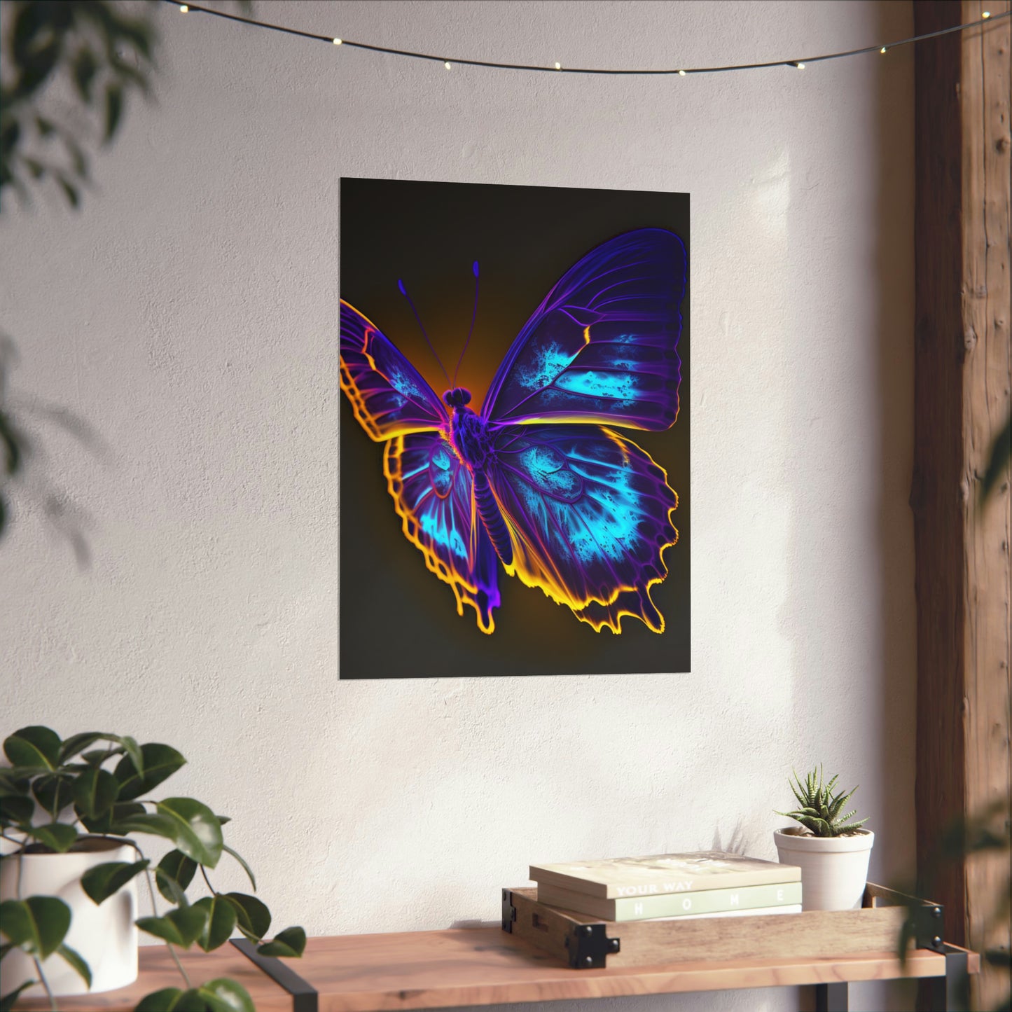 Premium Matte Vertical Posters Thermal Butterfly 4