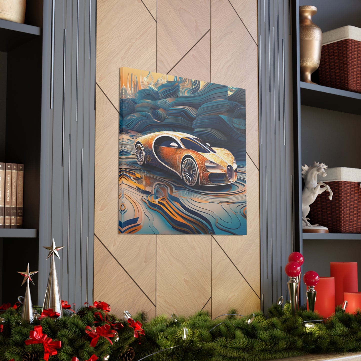 Canvas Gallery Wraps Bugatti Abstract Flair 1