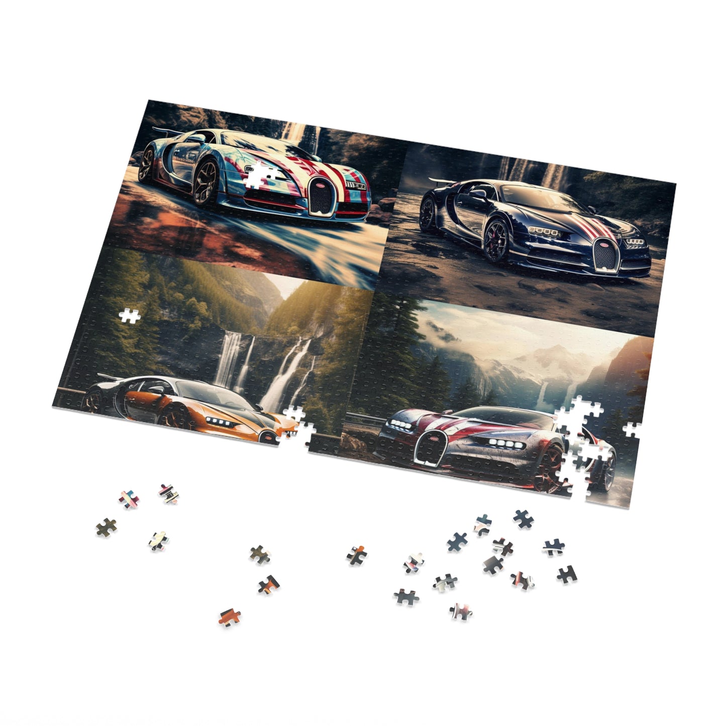 Jigsaw Puzzle (30, 110, 252, 500,1000-Piece) Bugatti Waterfall 5