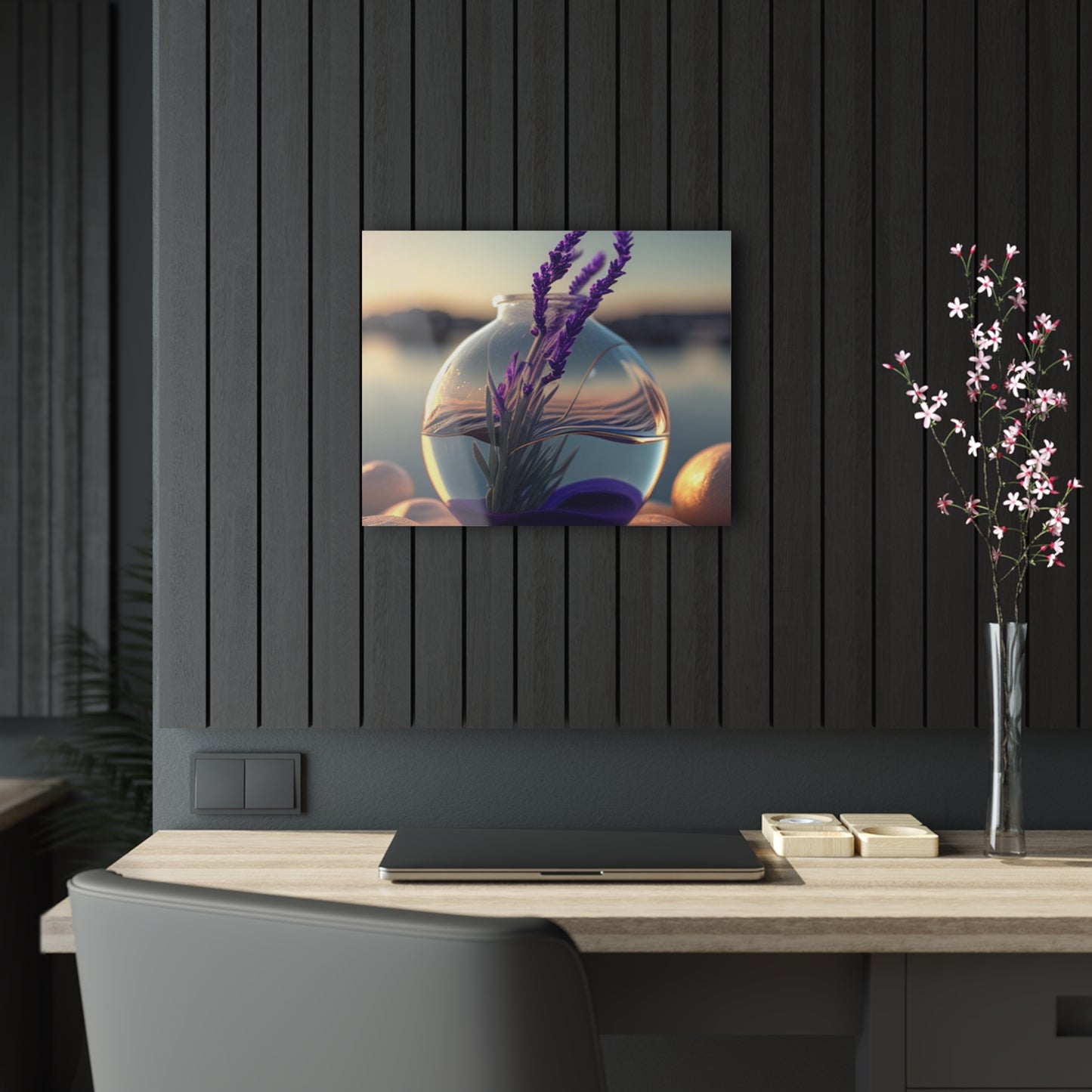 Acrylic Prints Lavender in a vase 3