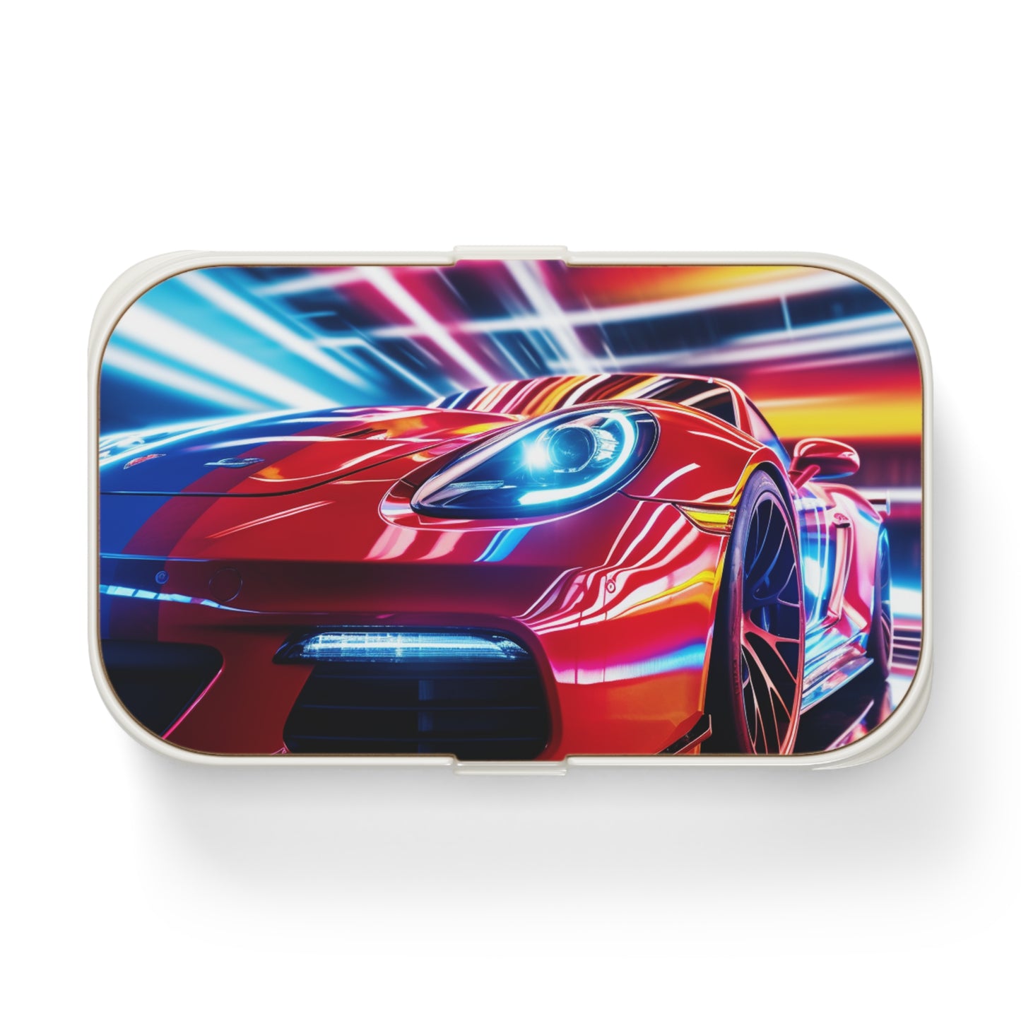 Bento Lunch Box Macro Flag Ferrari 1
