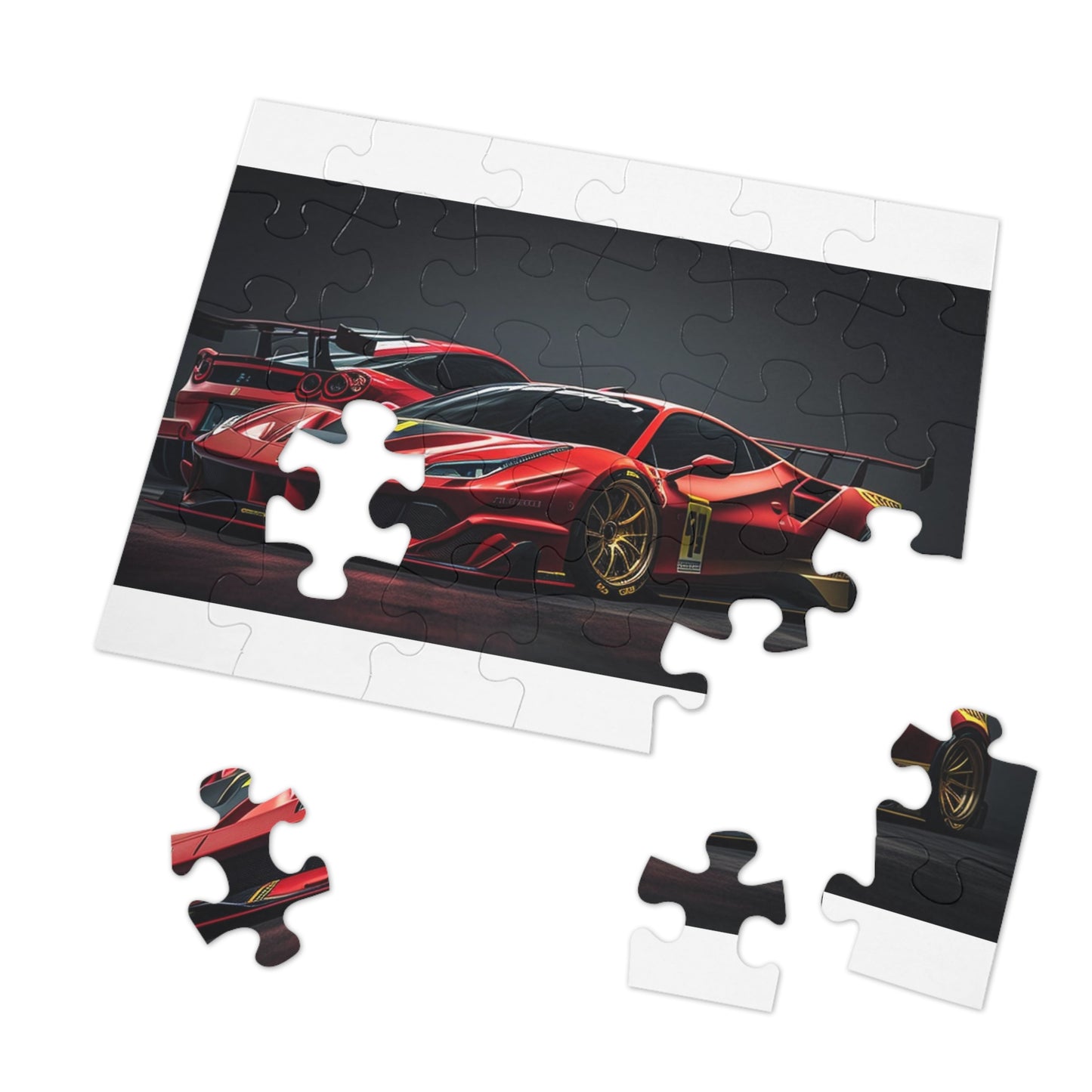 Jigsaw Puzzle (30, 110, 252, 500,1000-Piece) Ferrari Red 3