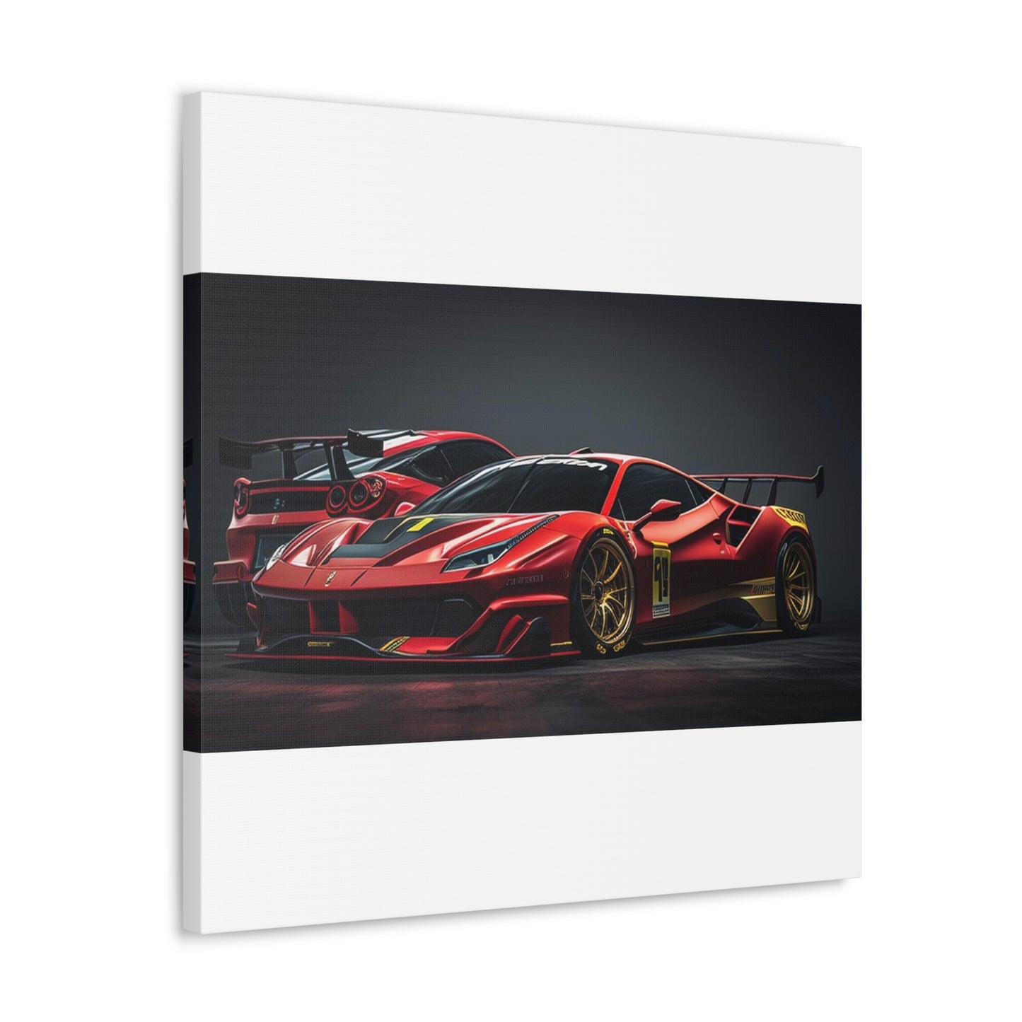 Canvas Gallery Wraps Ferrari Red 3