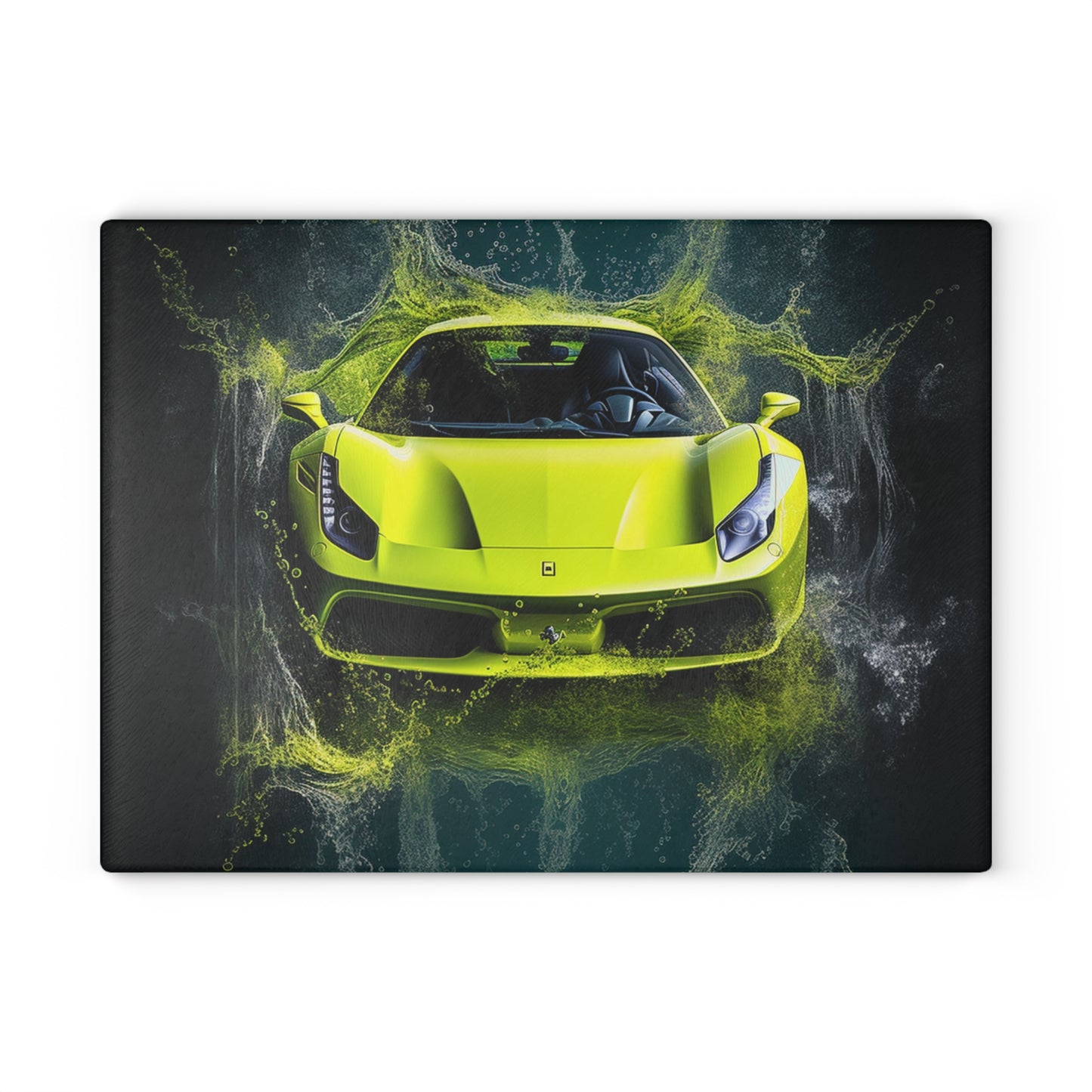 Glass Cutting Board Farrari Water 4