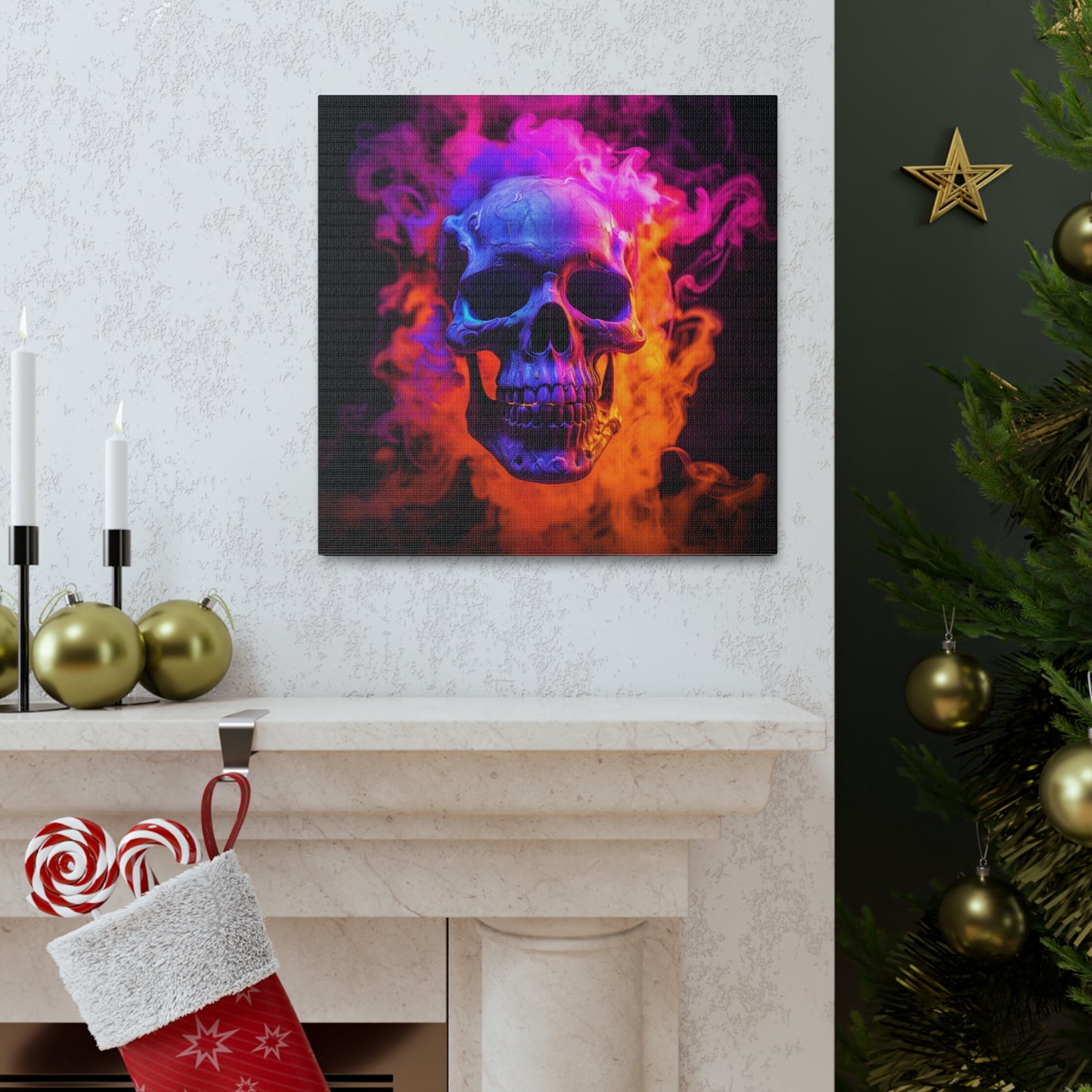 Canvas Gallery Wraps Macro Skull 4