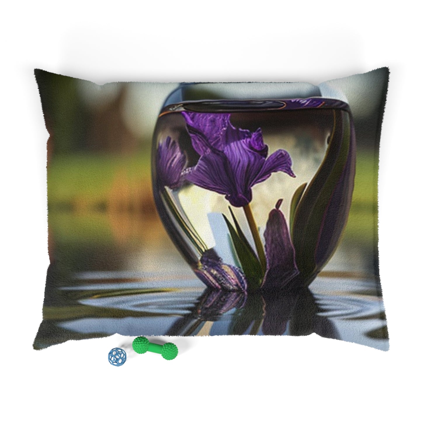 Pet Bed Purple Iris in a vase 3