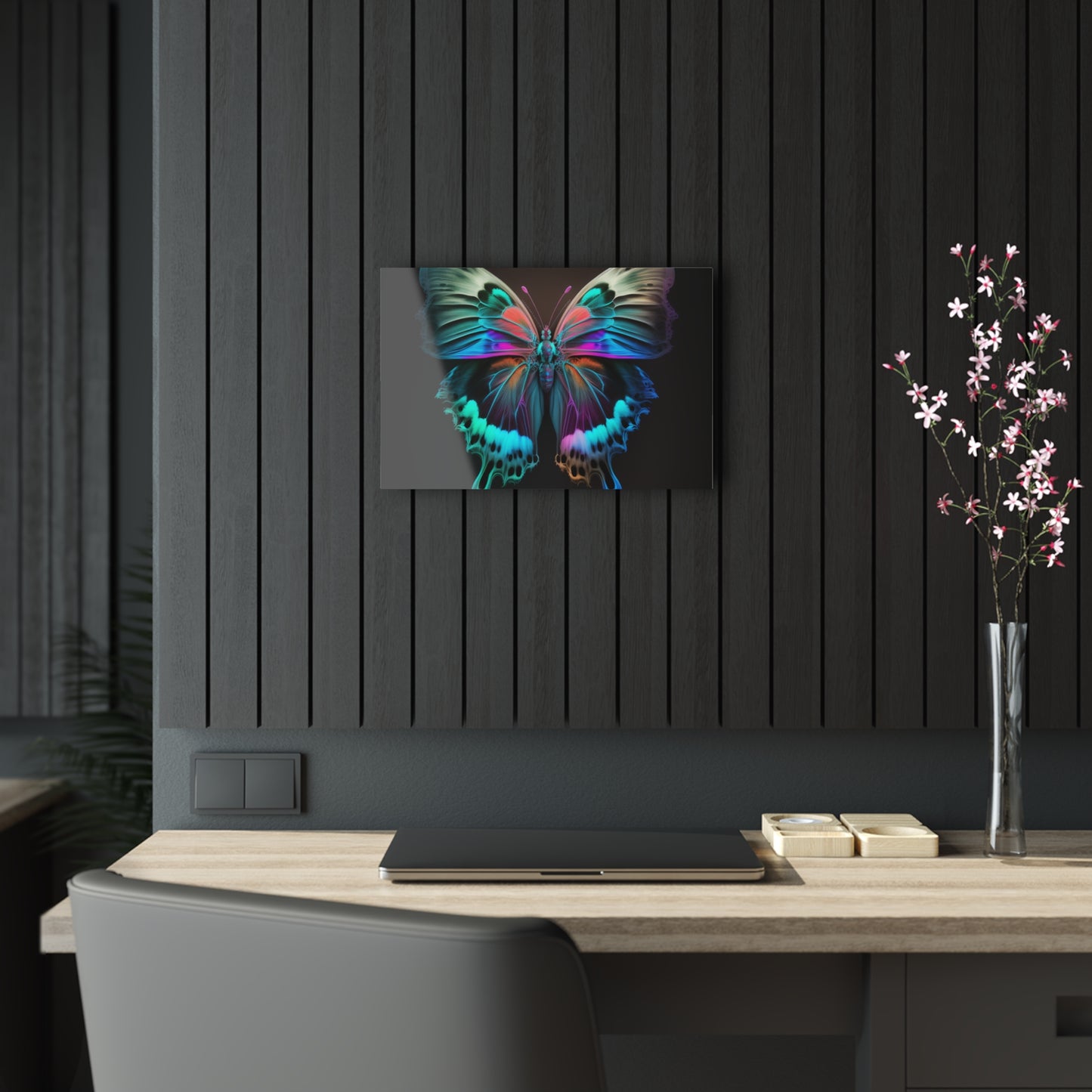 Acrylic Prints Raw Hyper Color Butterfly 2