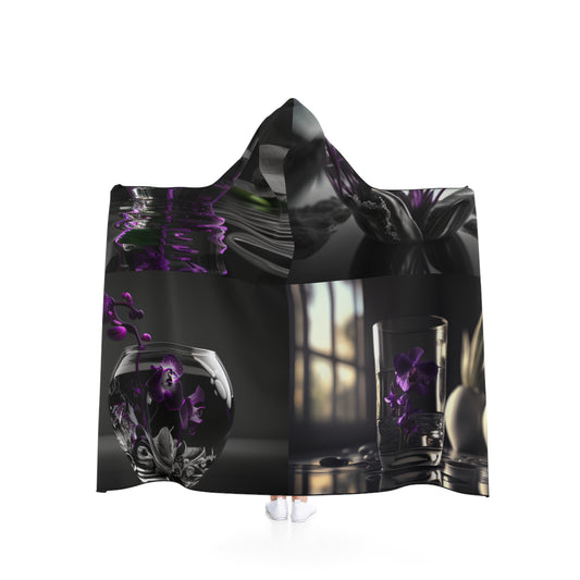 Hooded Blanket Purple Orchid Glass vase 5