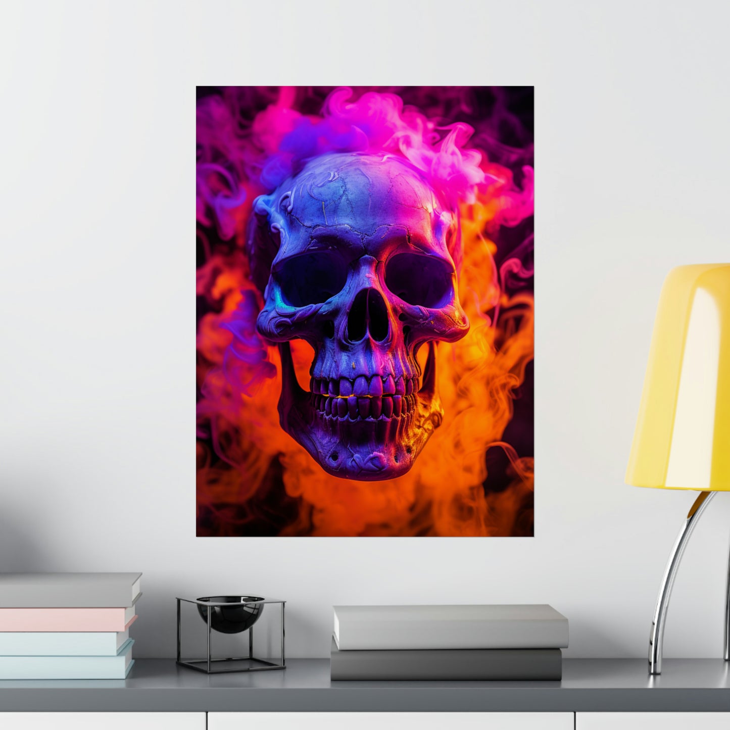 Premium Matte Vertical Posters Macro Skull 4