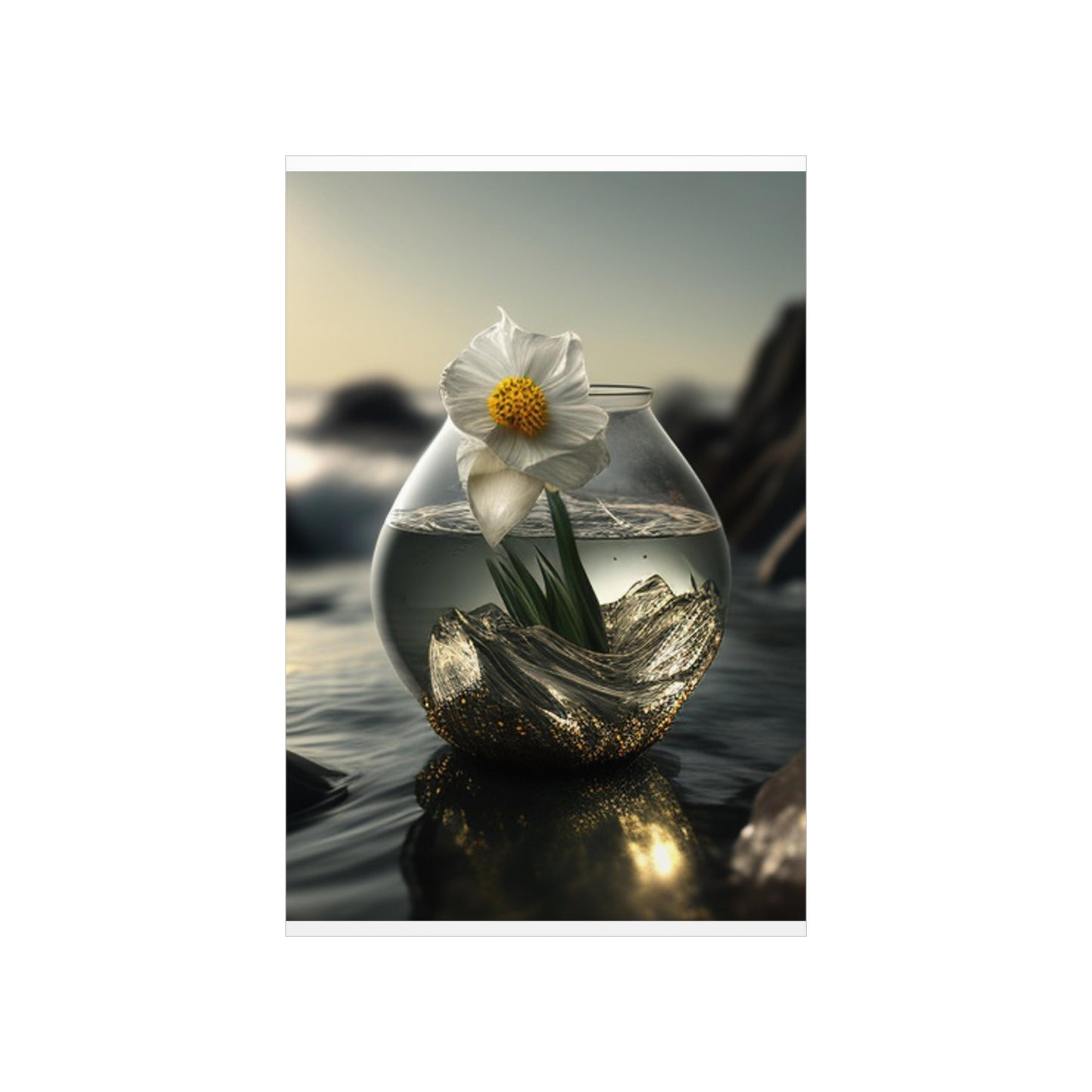 Premium Matte Vertical Posters Daffodil 1