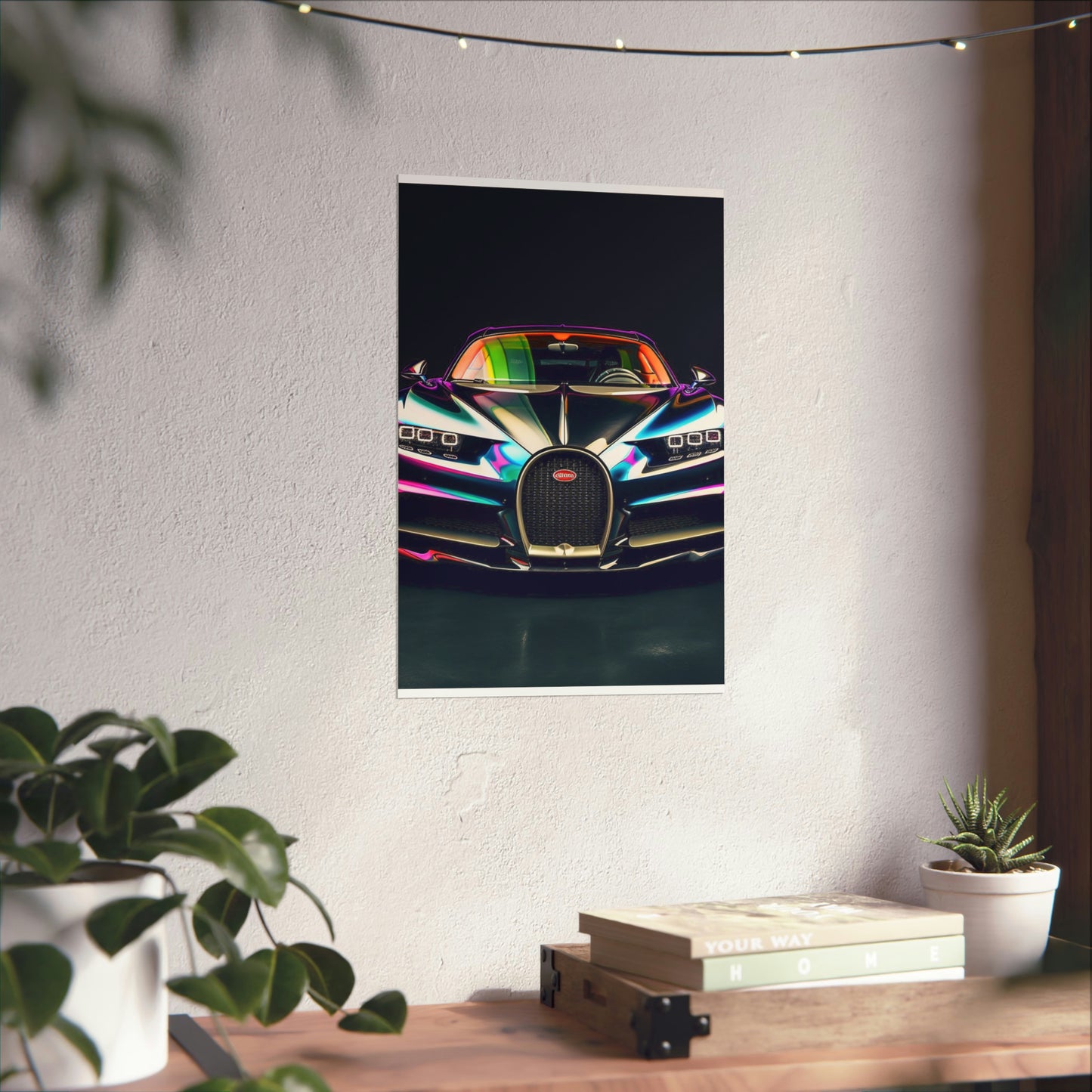 Premium Matte Vertical Posters Hyper Bugatti Chiron 4